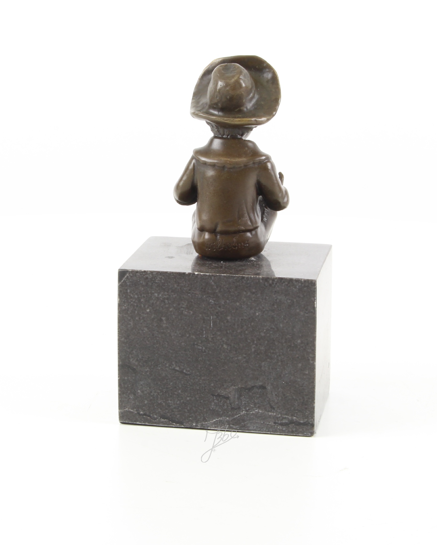 Hochwertige Bronze Kinderskulptur Junge im Matrosenanzug Statue 10