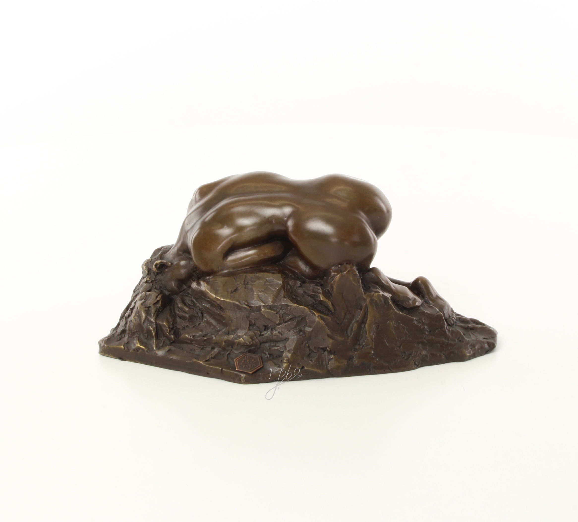 Abstrakte Bronze Skulptur Kniende Danaid Kunstwerk entdecken 3