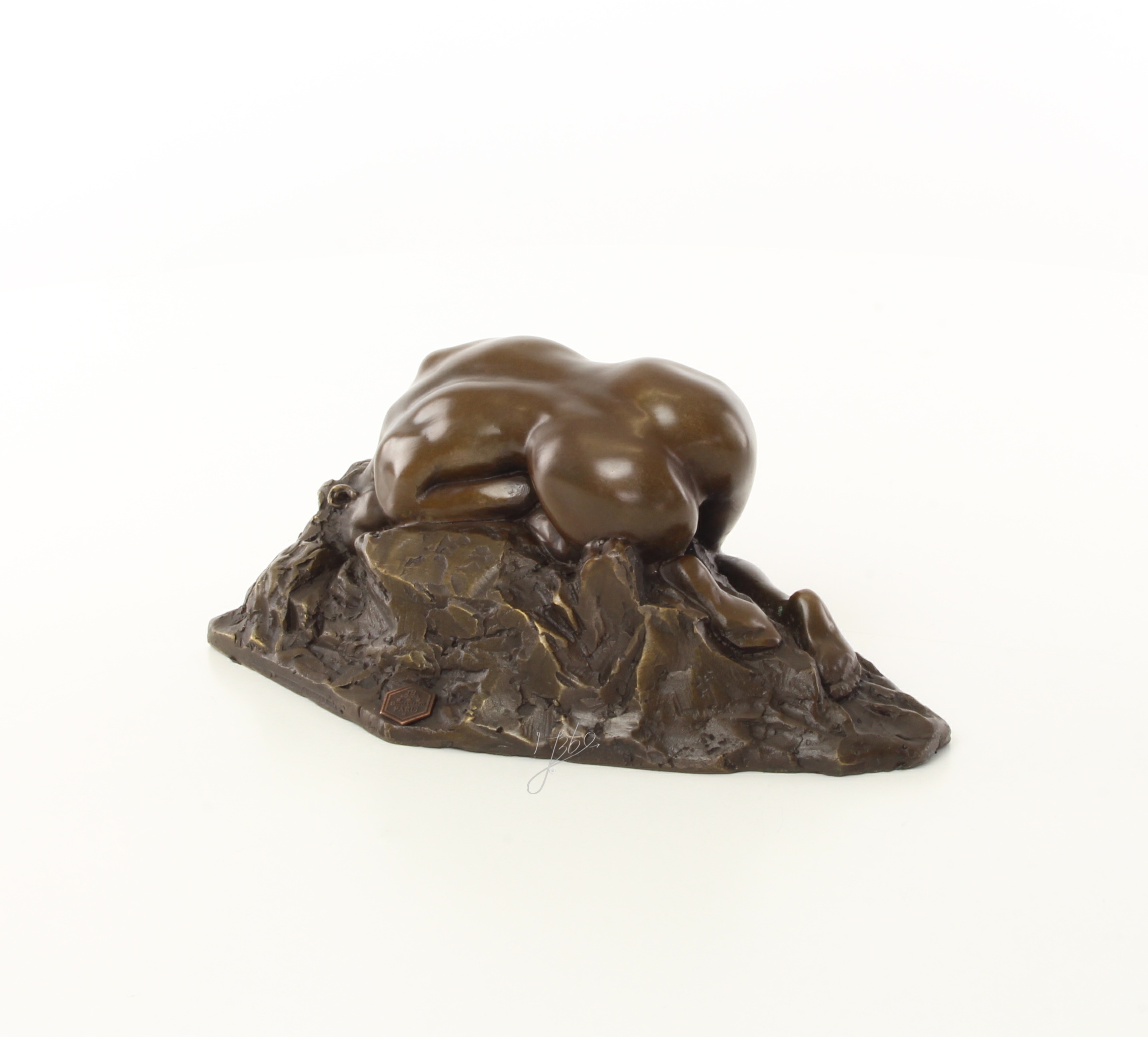 Abstrakte Bronze Skulptur Kniende Danaid Kunstwerk entdecken 4