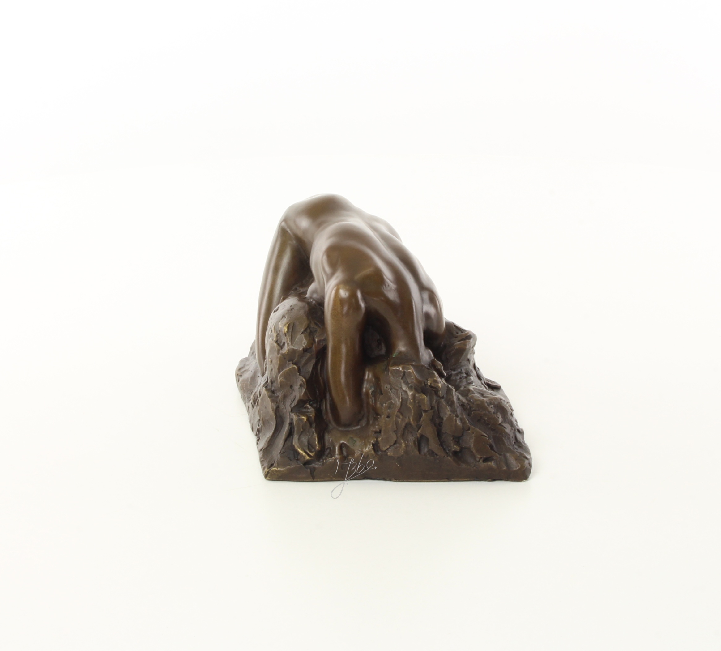 Abstrakte Bronze Skulptur Kniende Danaid Kunstwerk entdecken 13