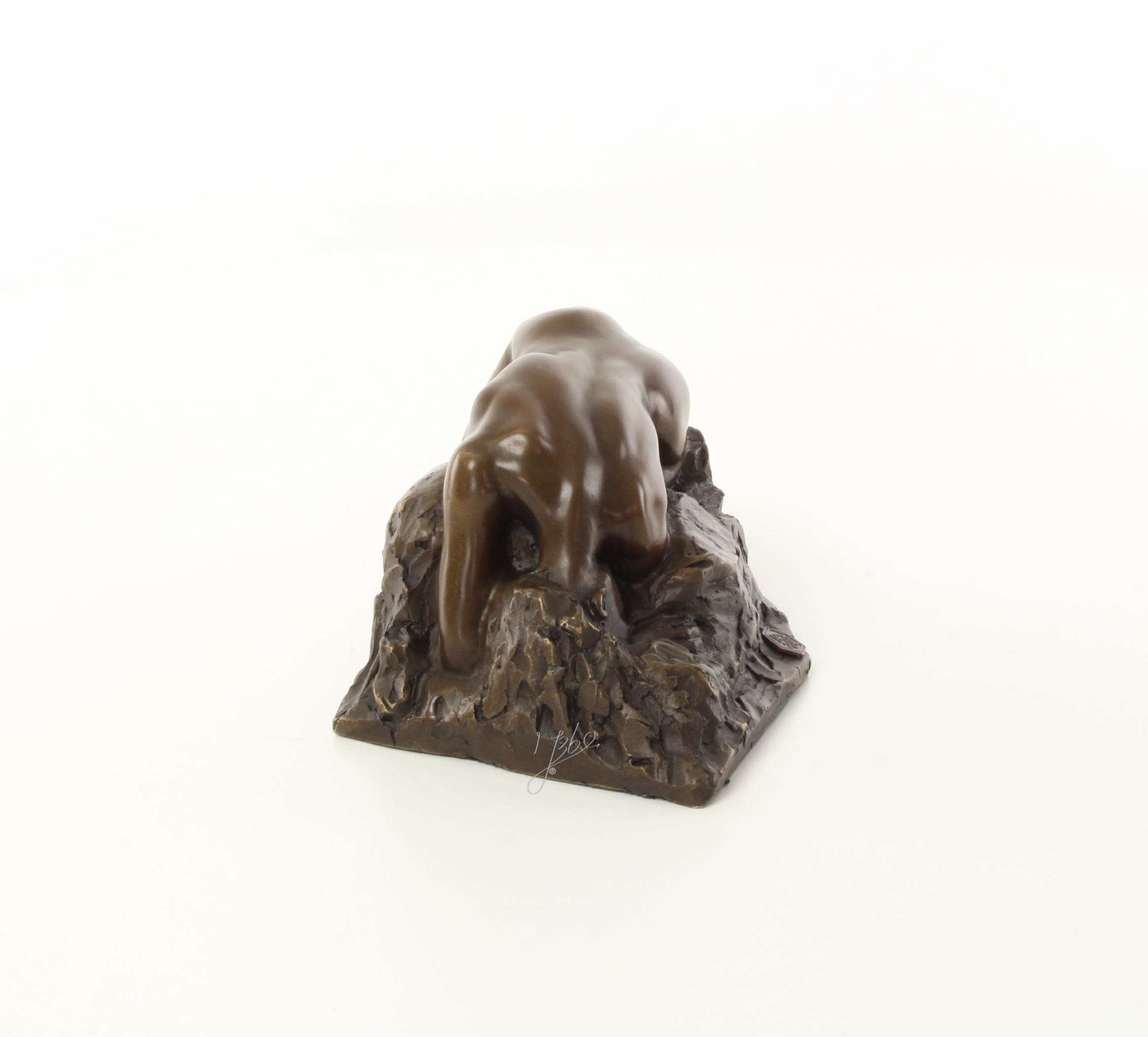 Abstrakte Bronze Skulptur Kniende Danaid Kunstwerk entdecken 14