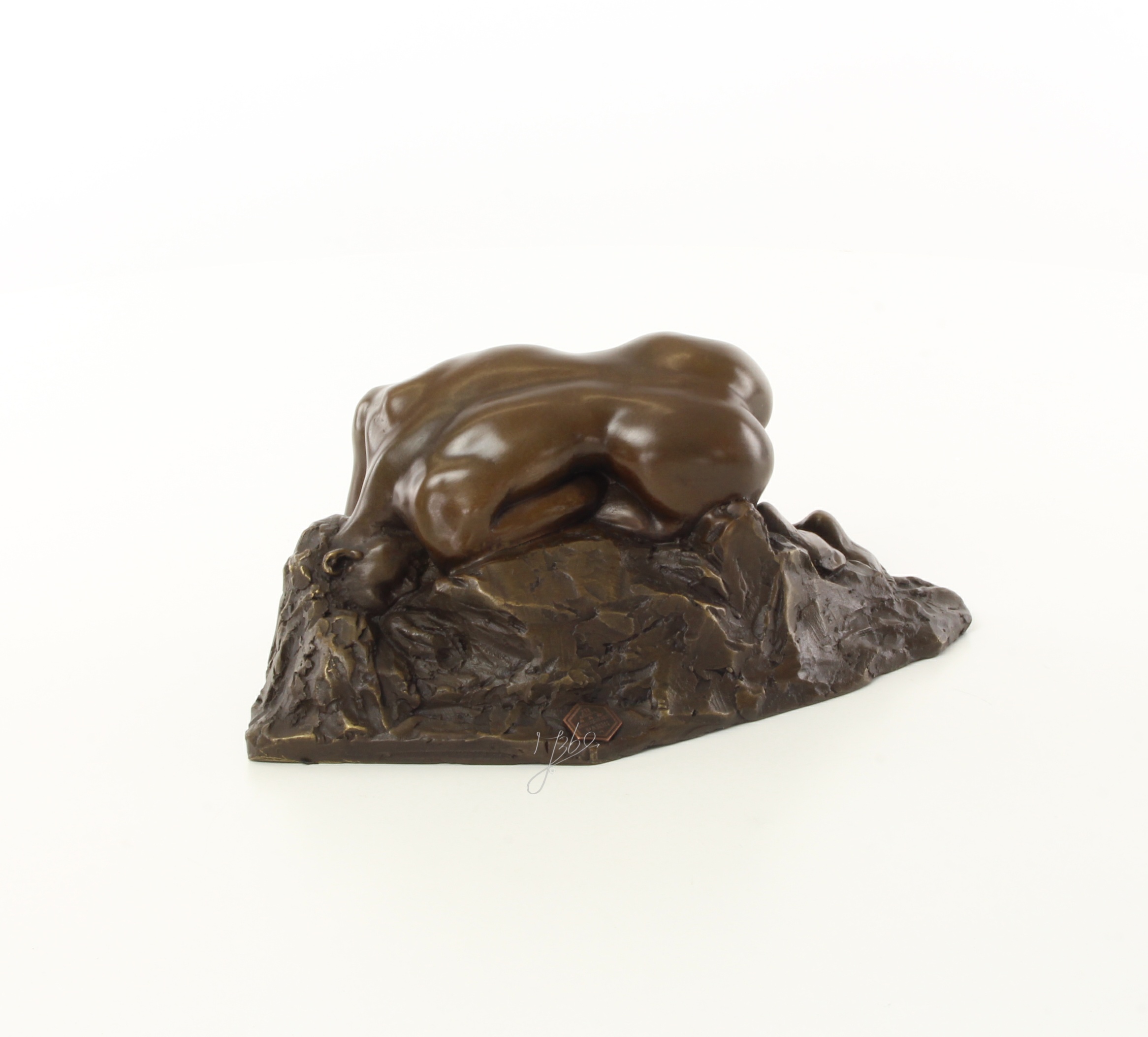 Abstrakte Bronze Skulptur Kniende Danaid Kunstwerk entdecken 17
