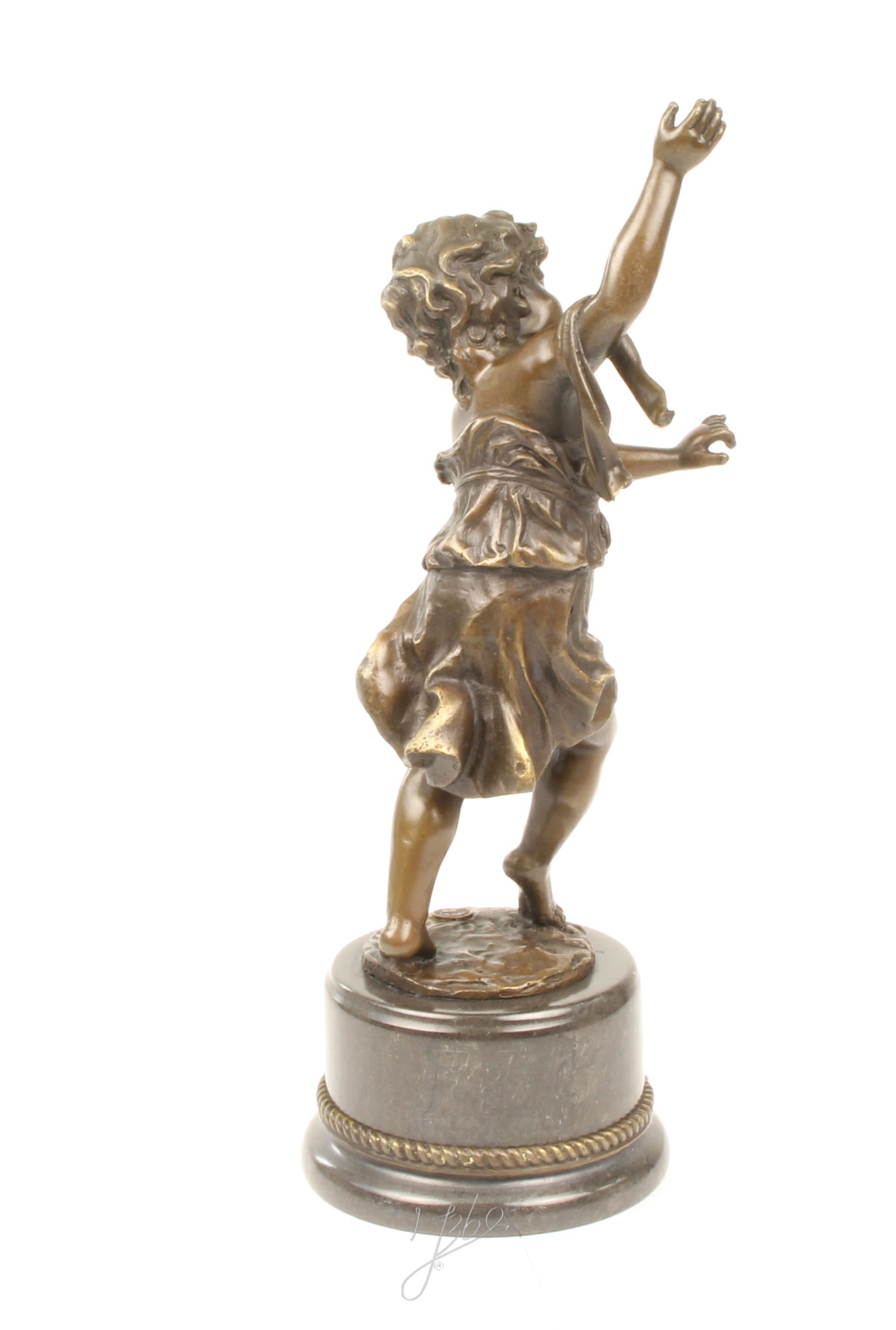 Hochwertige Bronze Kinderskulptur Tanzende Bronzeputto Skulptur entdecken 14