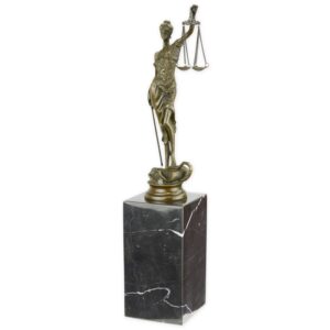 Hochwertige Bronze Justitia Skulptur Römische Justitia Statue entdecken
