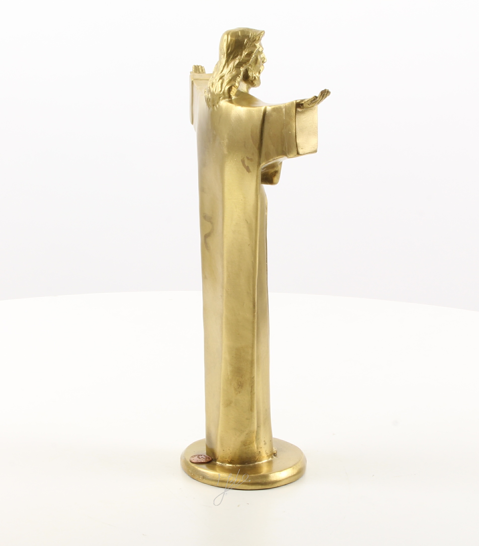Hochwertige Bronze Christusstatue Goldene Skulptur des Erlösers entdecken 14