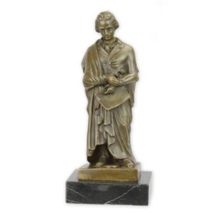 Beethoven Bronzefigur Historische Bronzeskulptur eines Meisters
