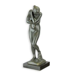 Exquisite Bronzeskulptur Eva von Auguste Rodin  Kunstgenuss pur