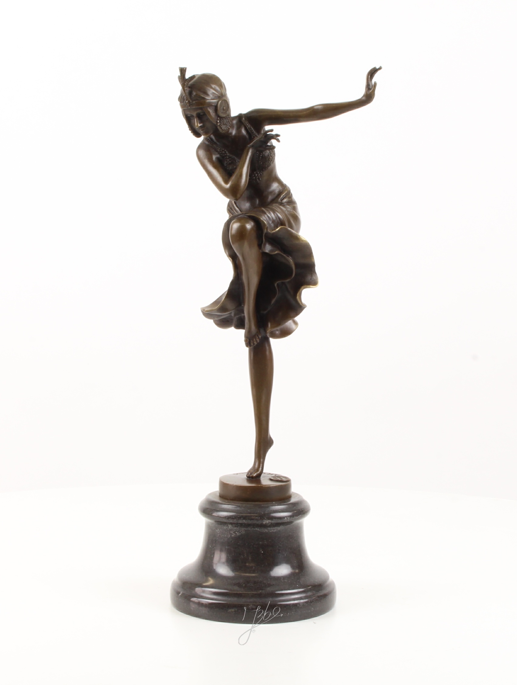 Exquisite Bronze Tänzerin Skulptur Hindu Tänzerin Statue 4
