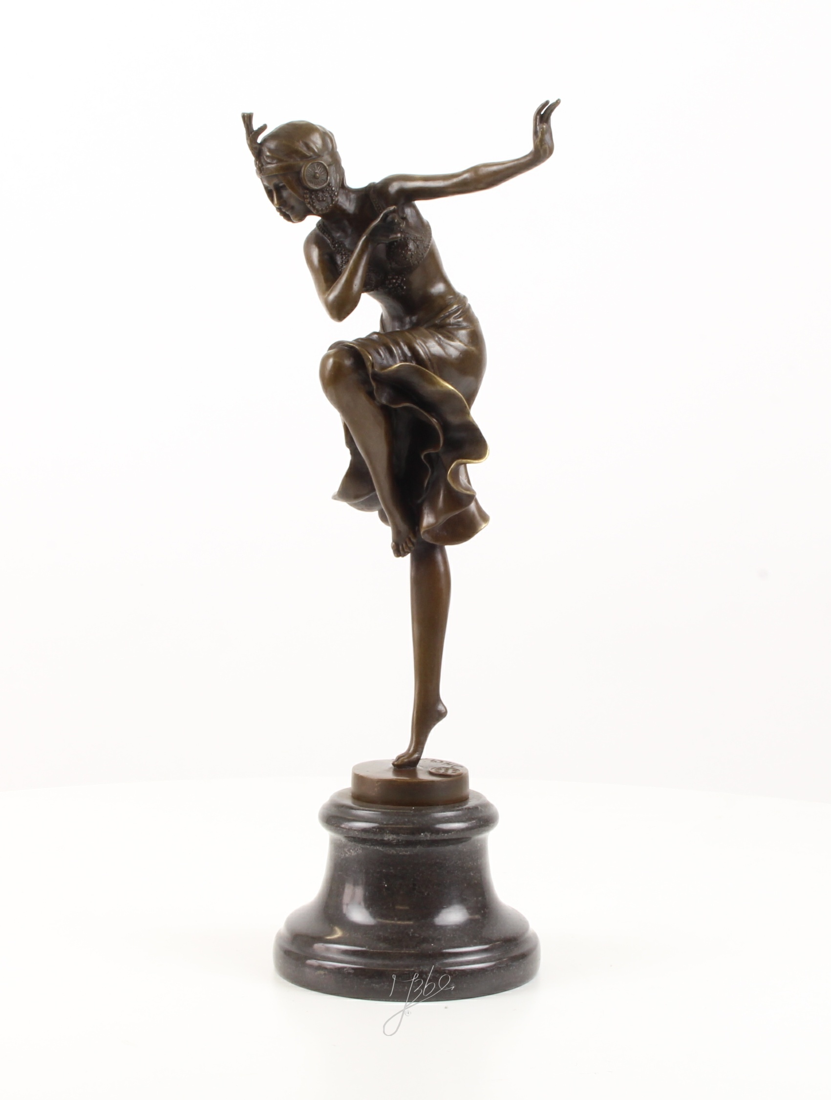 Exquisite Bronze Tänzerin Skulptur Hindu Tänzerin Statue 9