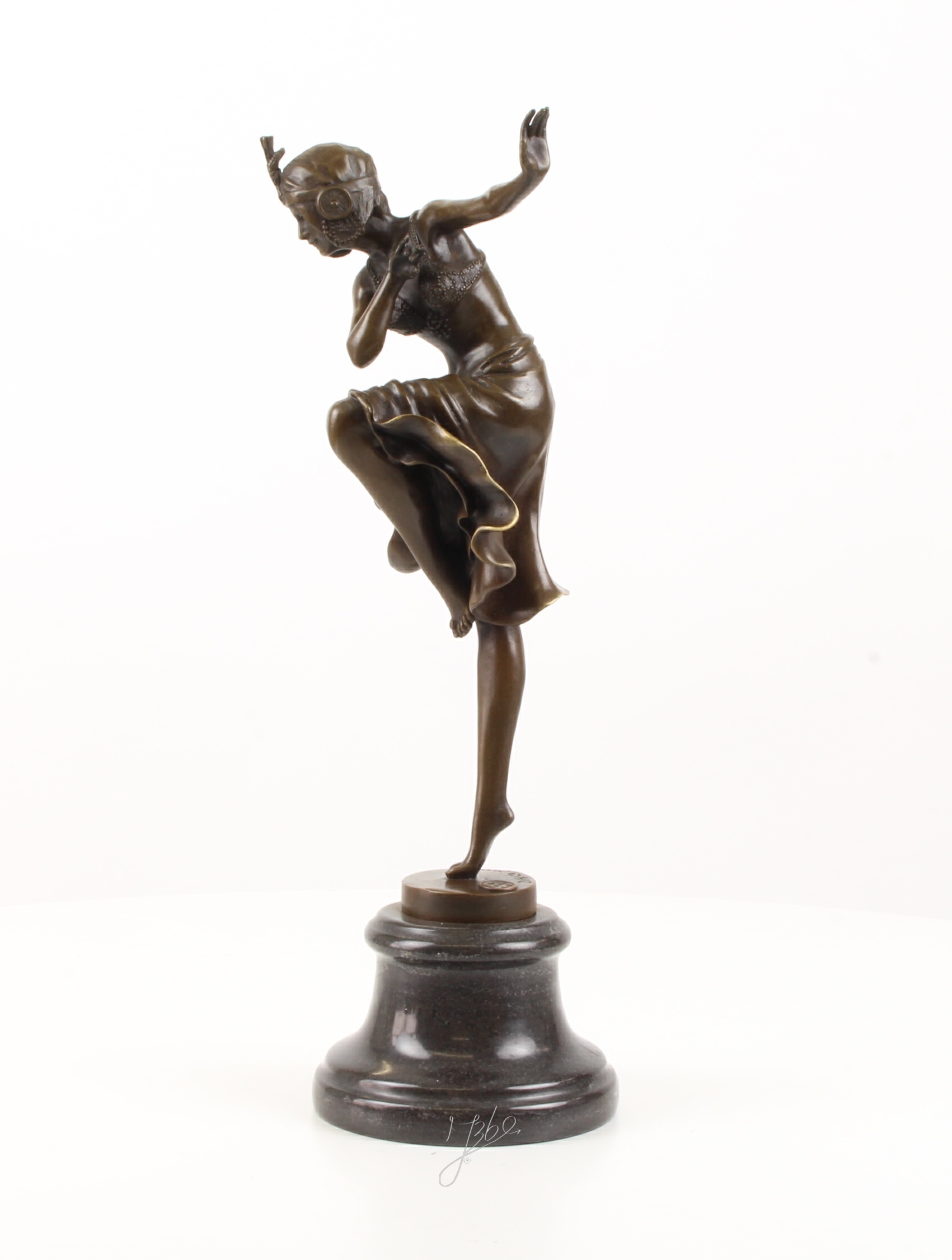 Exquisite Bronze Tänzerin Skulptur Hindu Tänzerin Statue 12