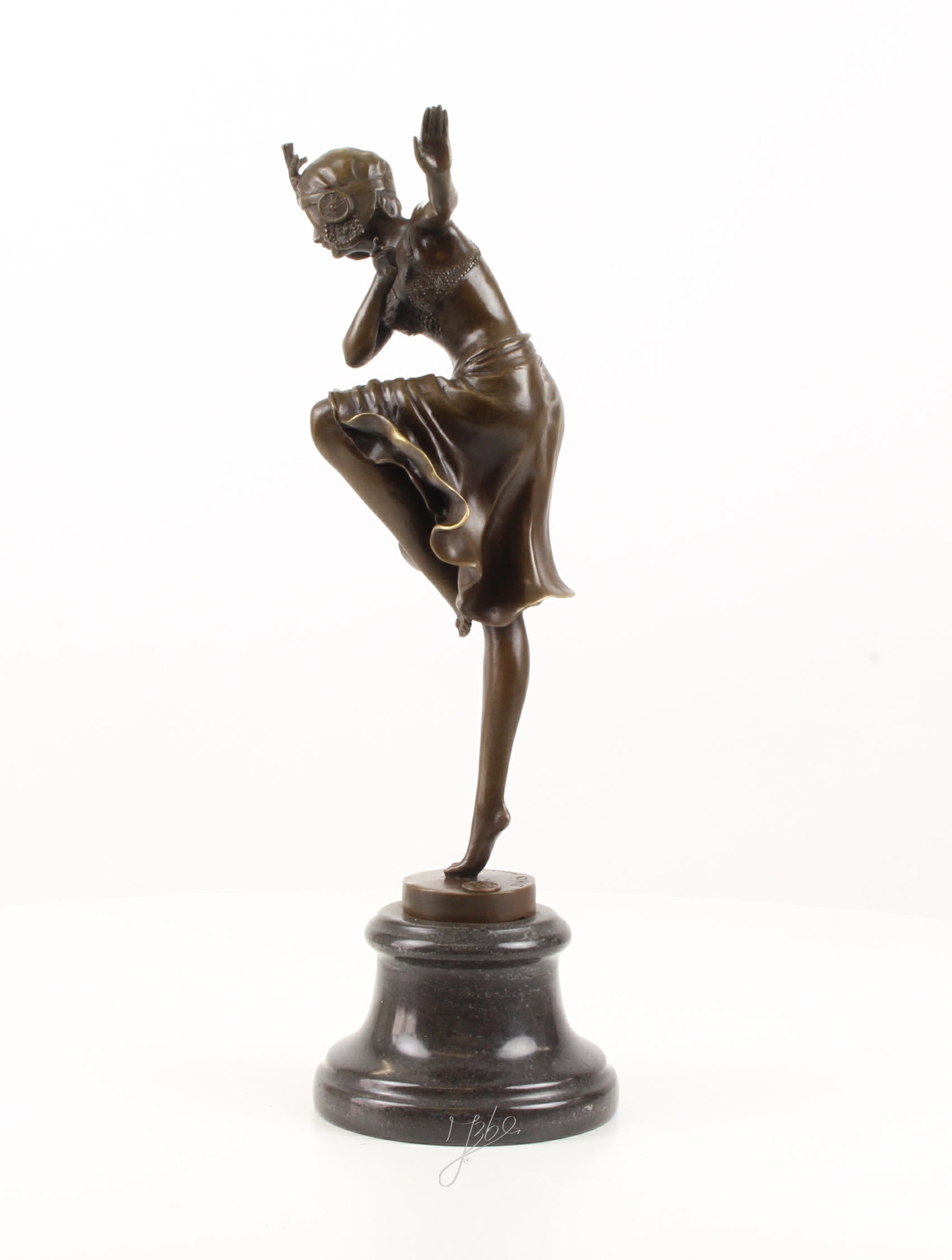 Exquisite Bronze Tänzerin Skulptur Hindu Tänzerin Statue 6