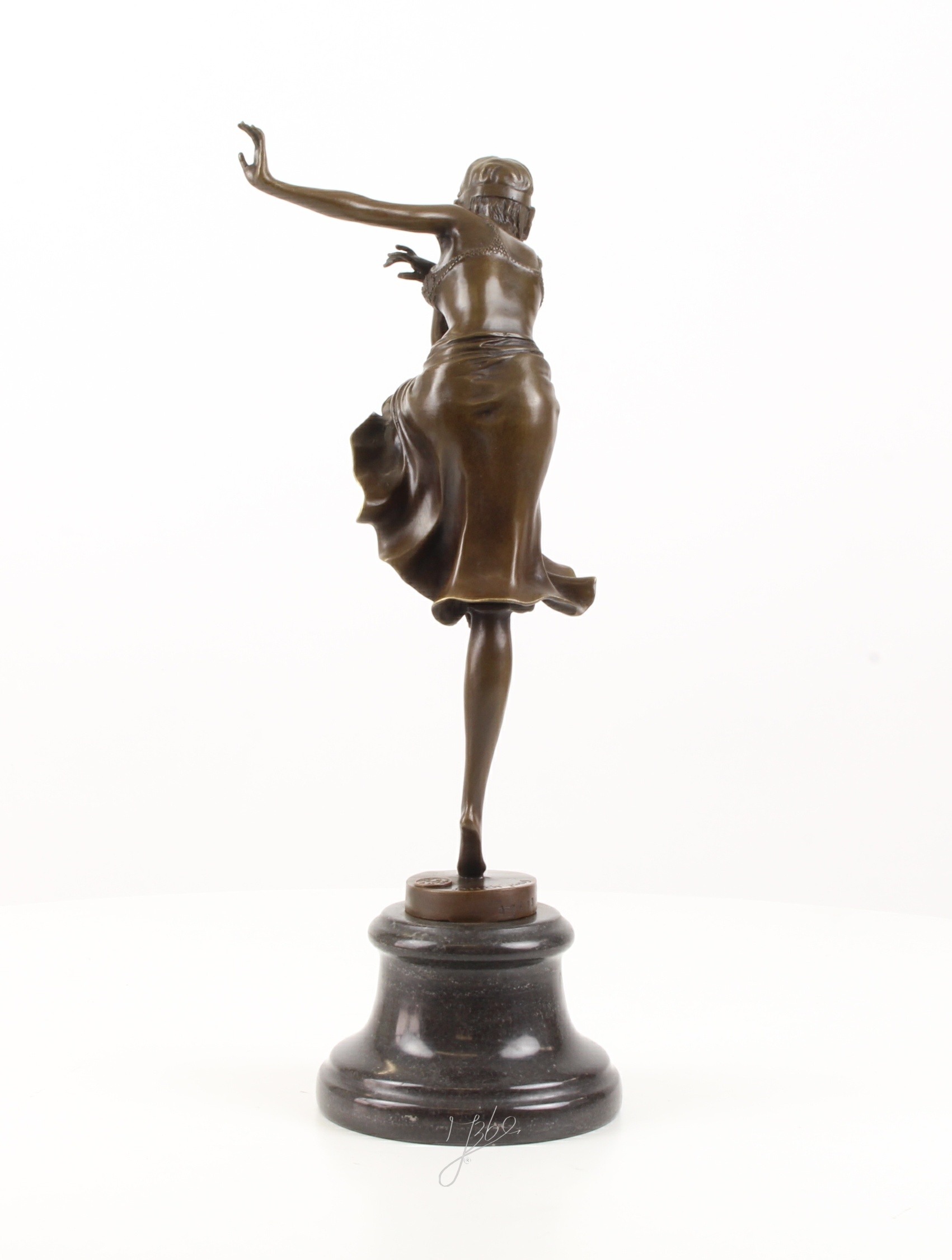 Exquisite Bronze Tänzerin Skulptur Hindu Tänzerin Statue 11