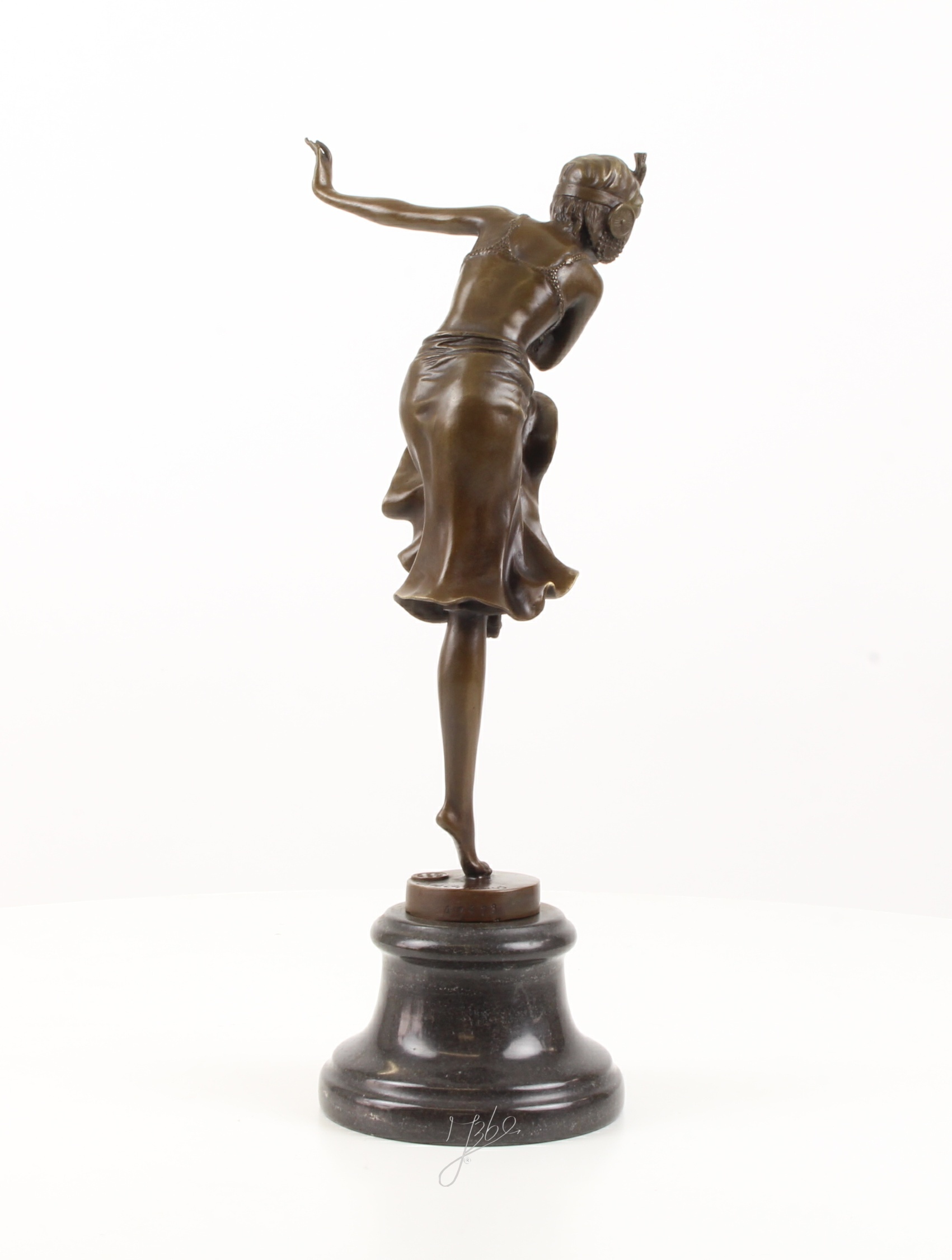 Exquisite Bronze Tänzerin Skulptur Hindu Tänzerin Statue 8