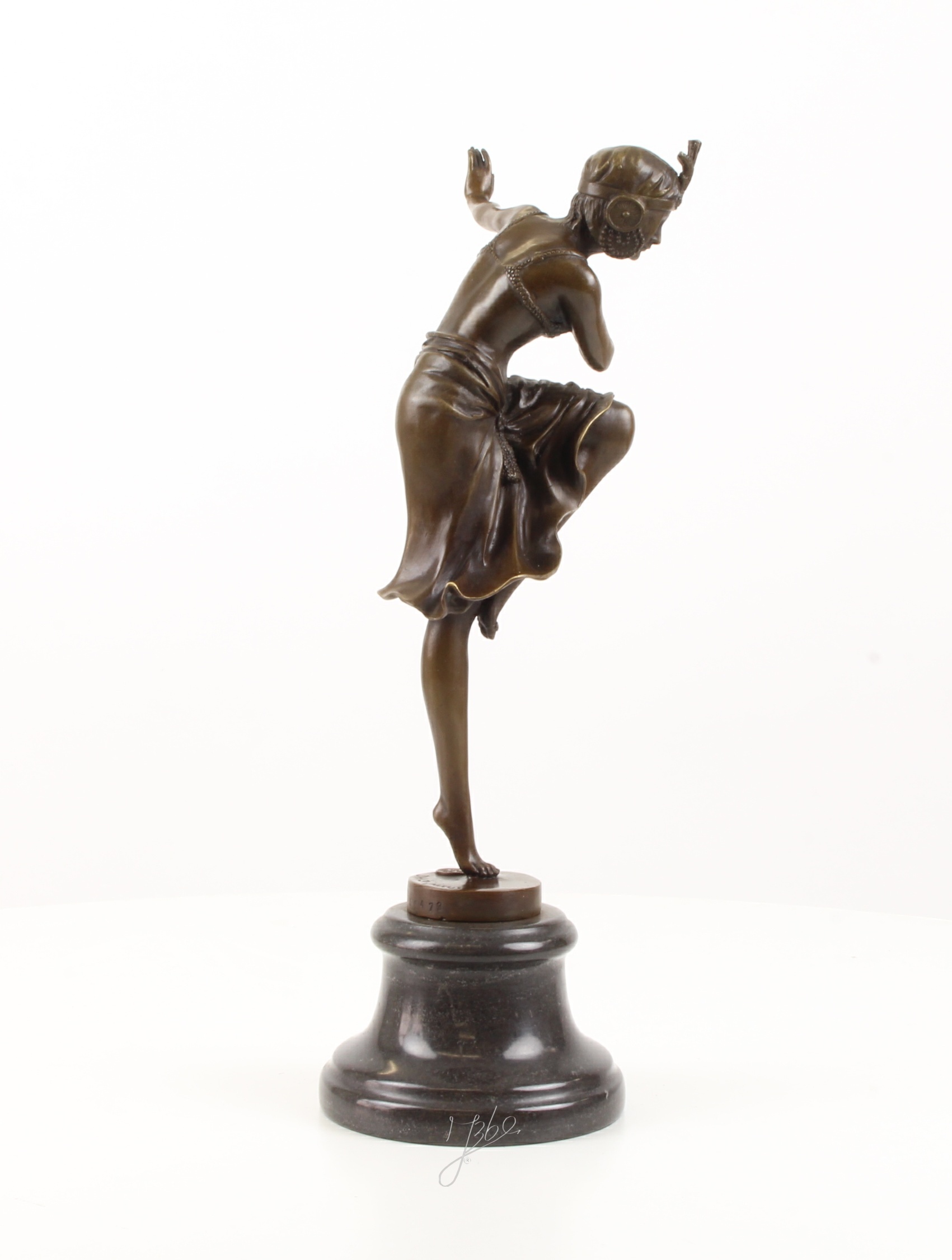Exquisite Bronze Tänzerin Skulptur Hindu Tänzerin Statue 16