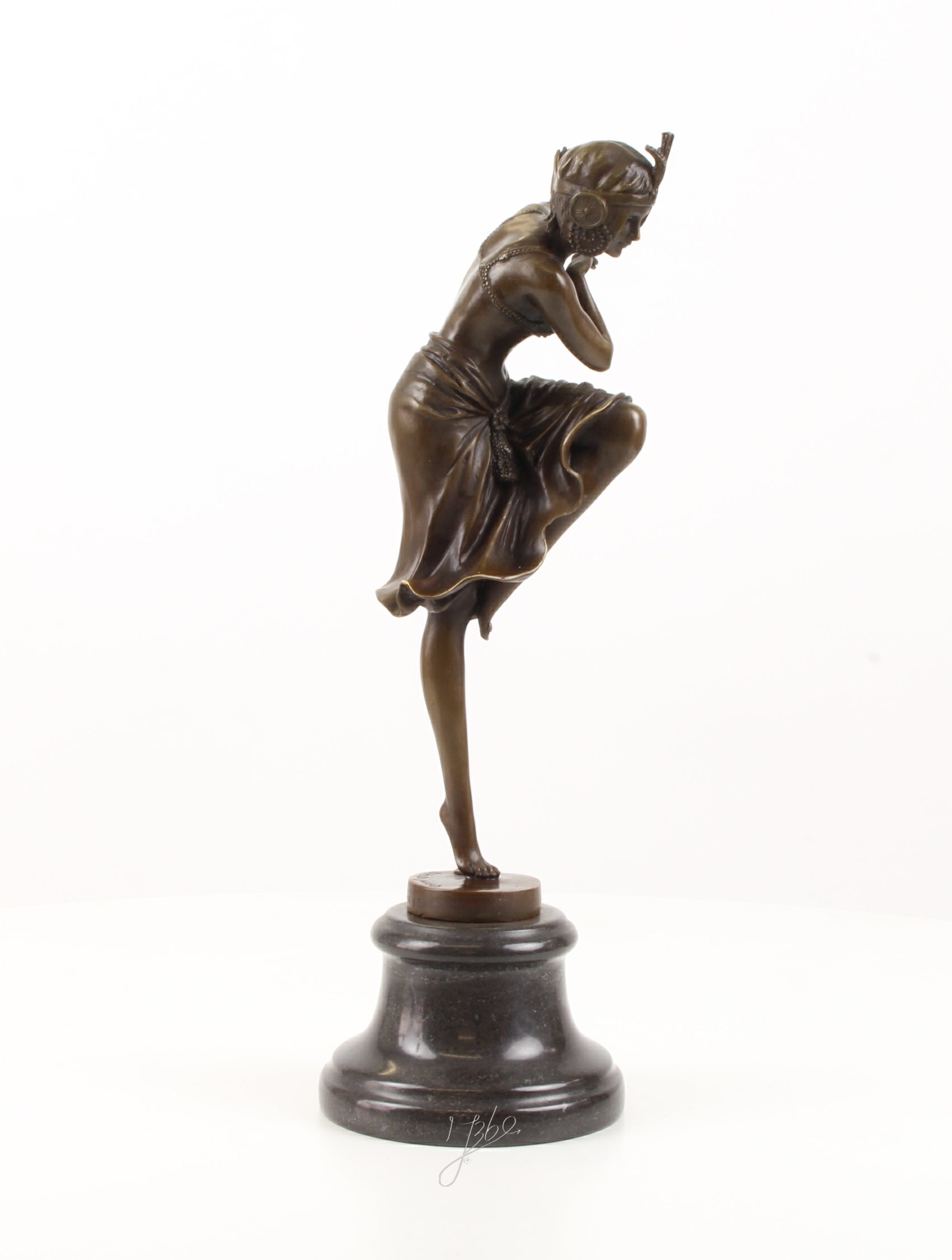 Exquisite Bronze Tänzerin Skulptur Hindu Tänzerin Statue 13