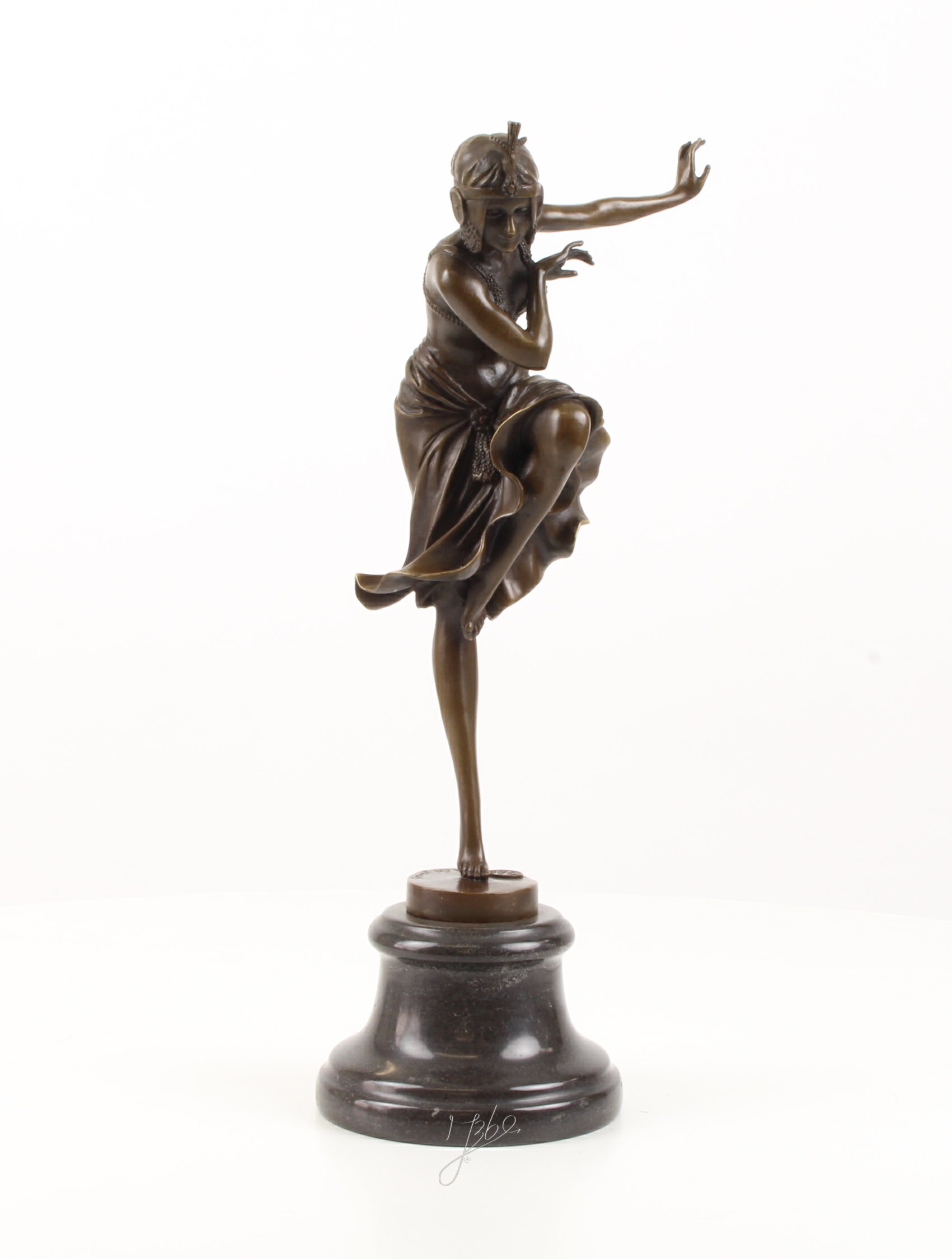 Exquisite Bronze Tänzerin Skulptur Hindu Tänzerin Statue 14