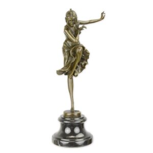 Exquisite Bronze Tänzerin Skulptur Hindu Tänzerin Statue