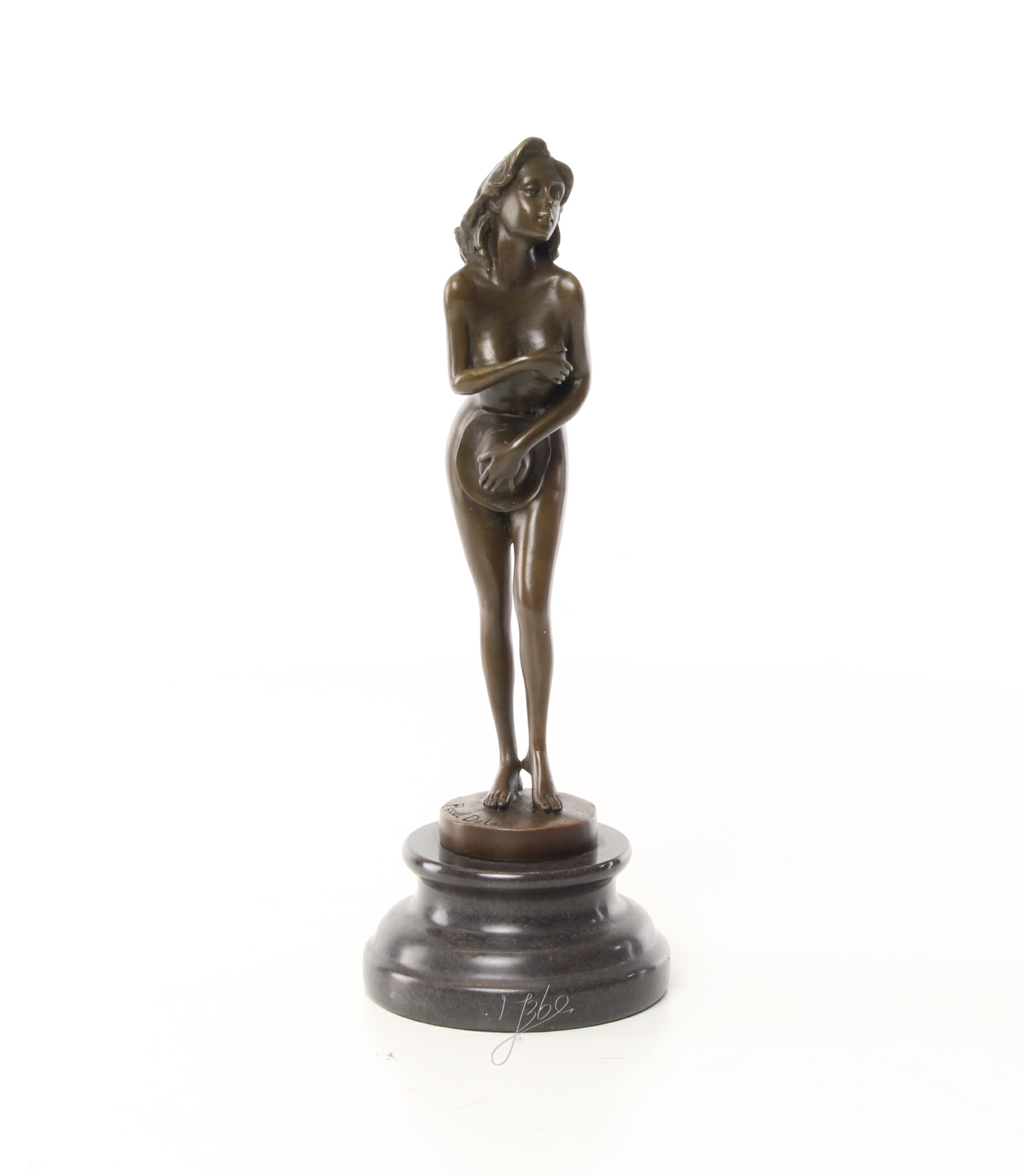 Verführerische Bronzefigur elegante Skulptur weiblicher Akt entdecken 17