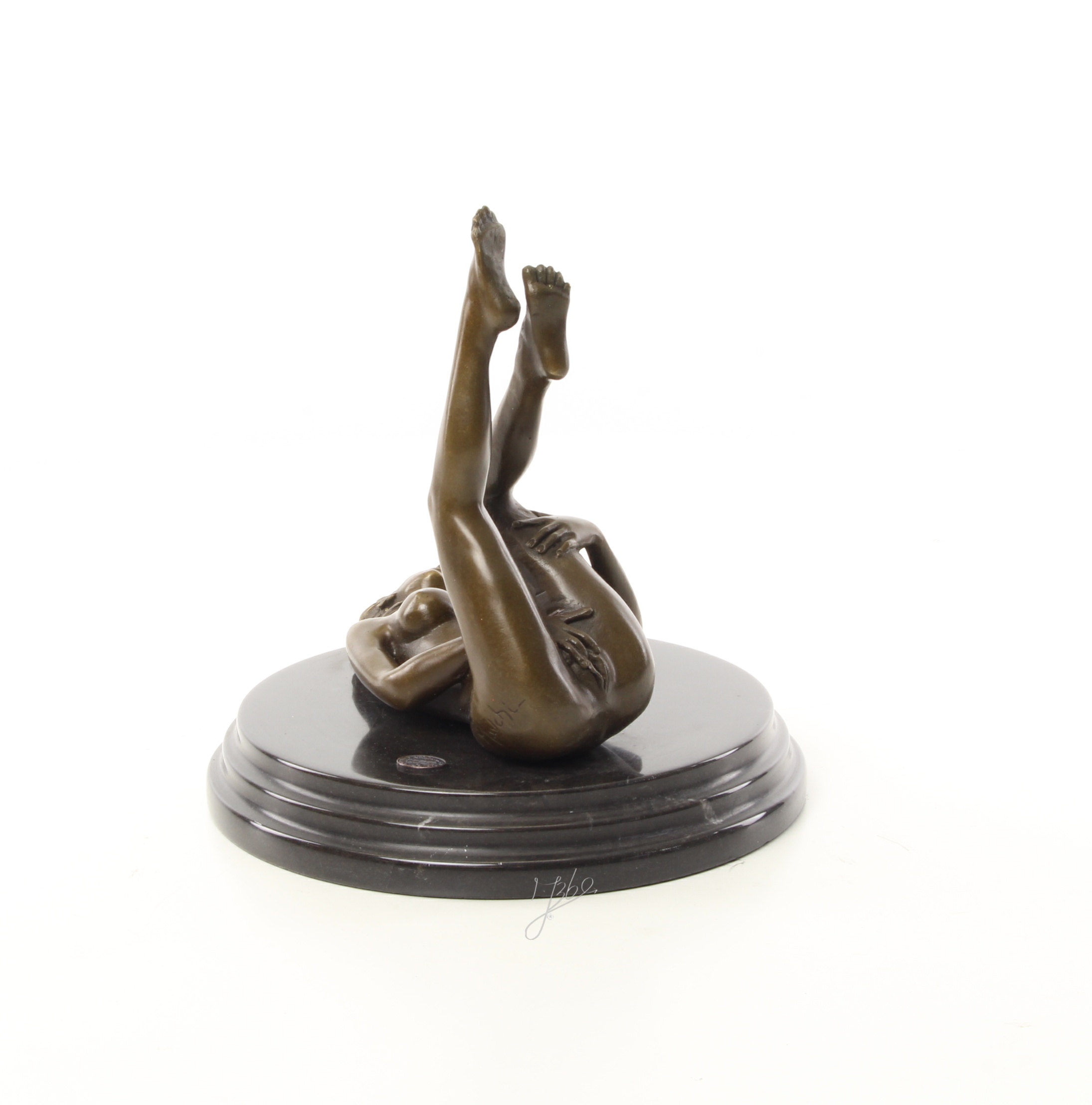 Exquisite Bronze Akt Skulptur Erotische liegende Frau 14