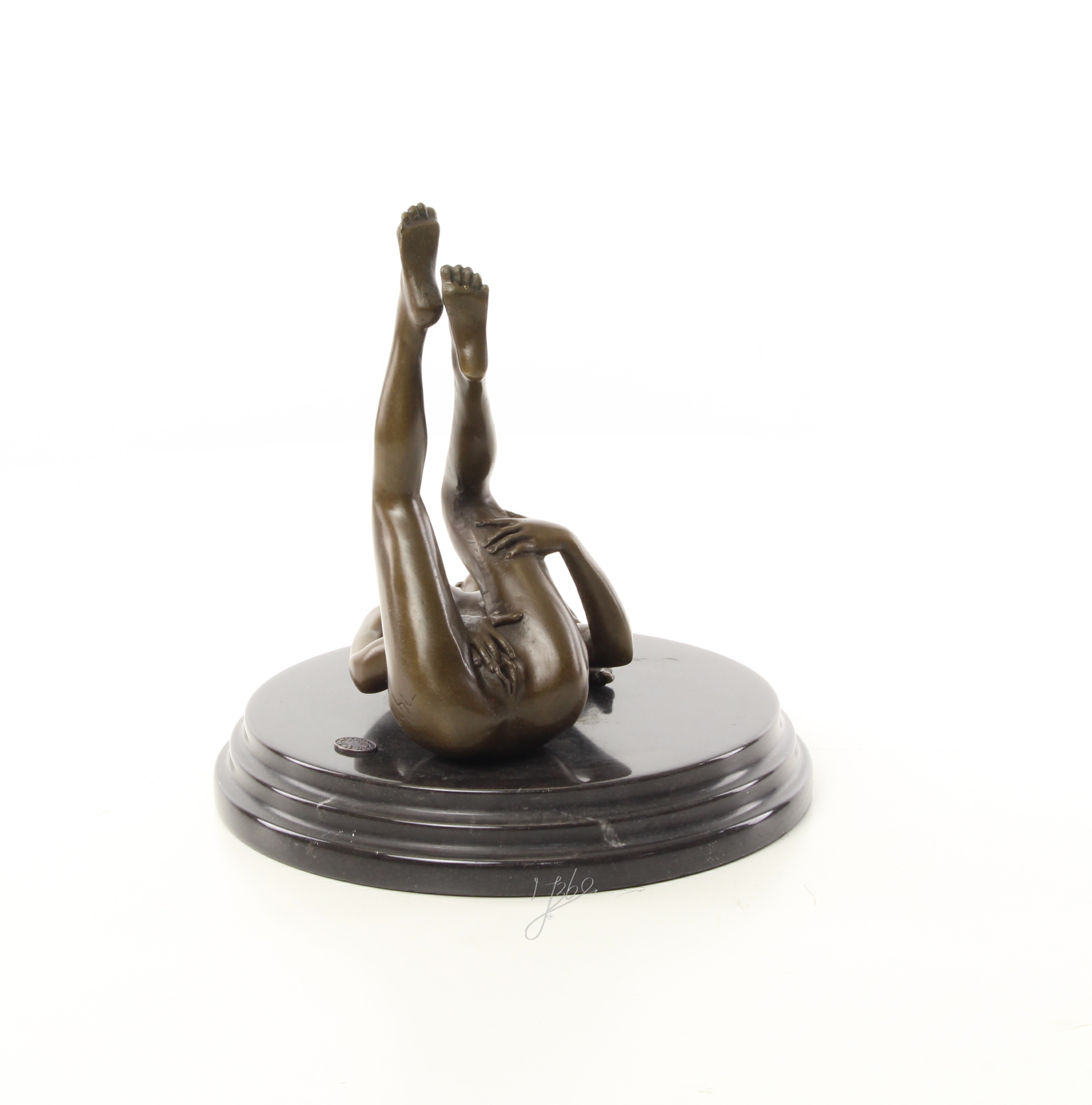 Exquisite Bronze Akt Skulptur Erotische liegende Frau 13