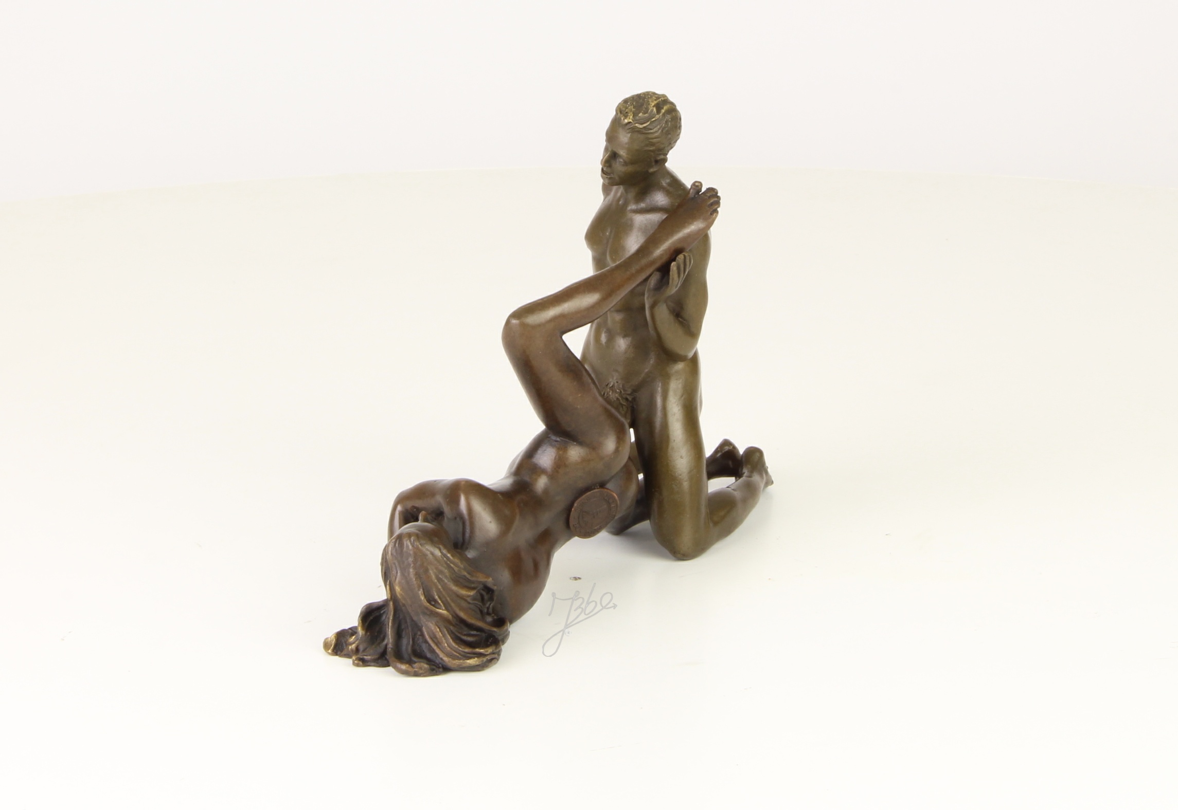 Hochwertige erotische Bronzekunstwerke intime Skulpturen menschlicher Körper 9