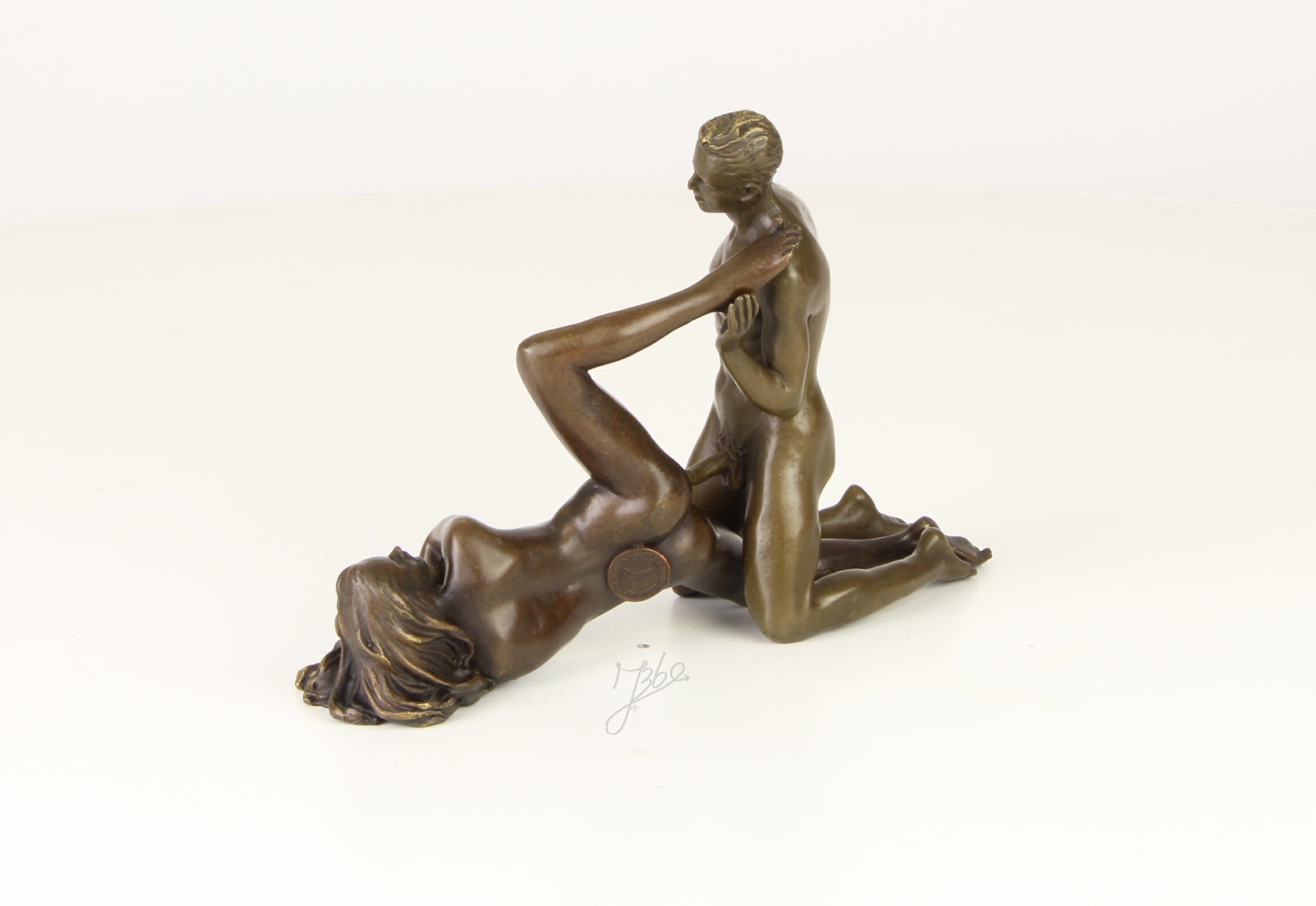 Hochwertige erotische Bronzekunstwerke intime Skulpturen menschlicher Körper 8