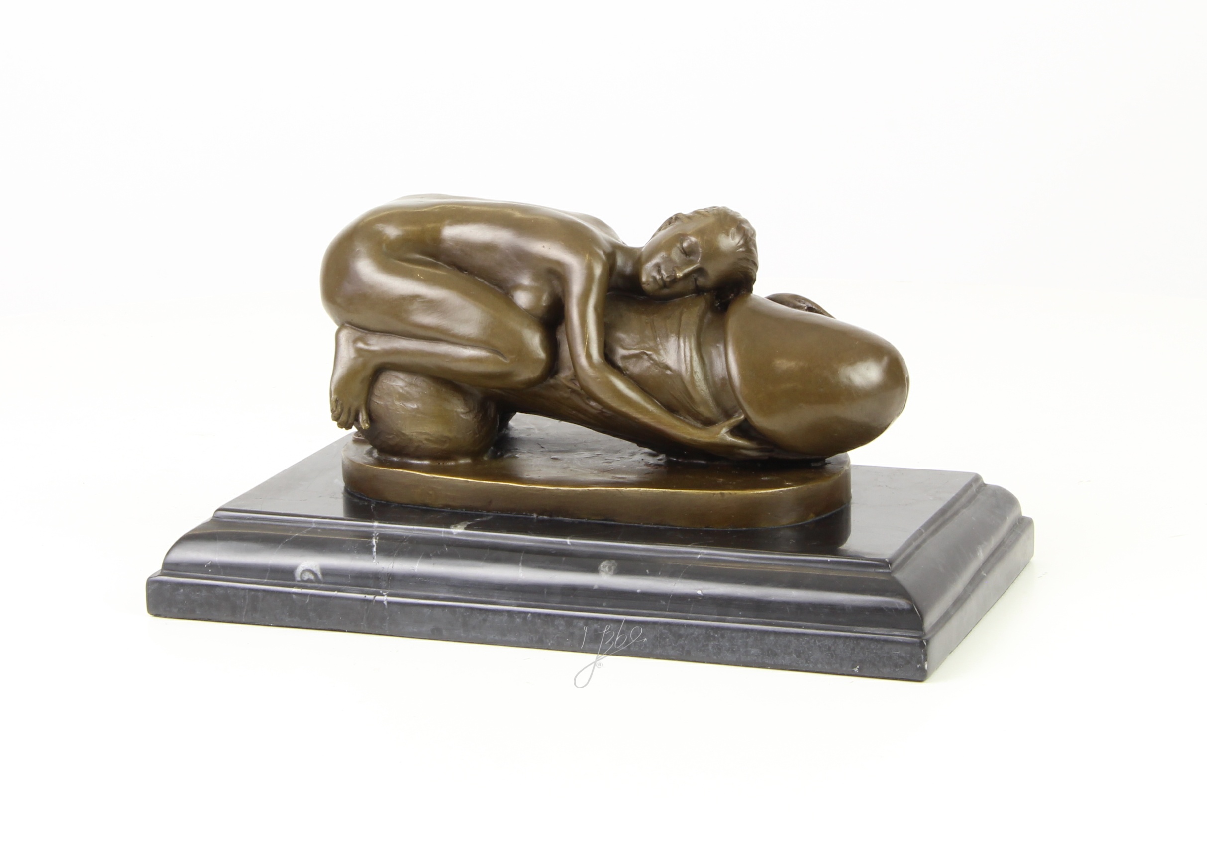 Exquisite Bronze Kunstskulptur Abstrakte Figur einer Frau 3