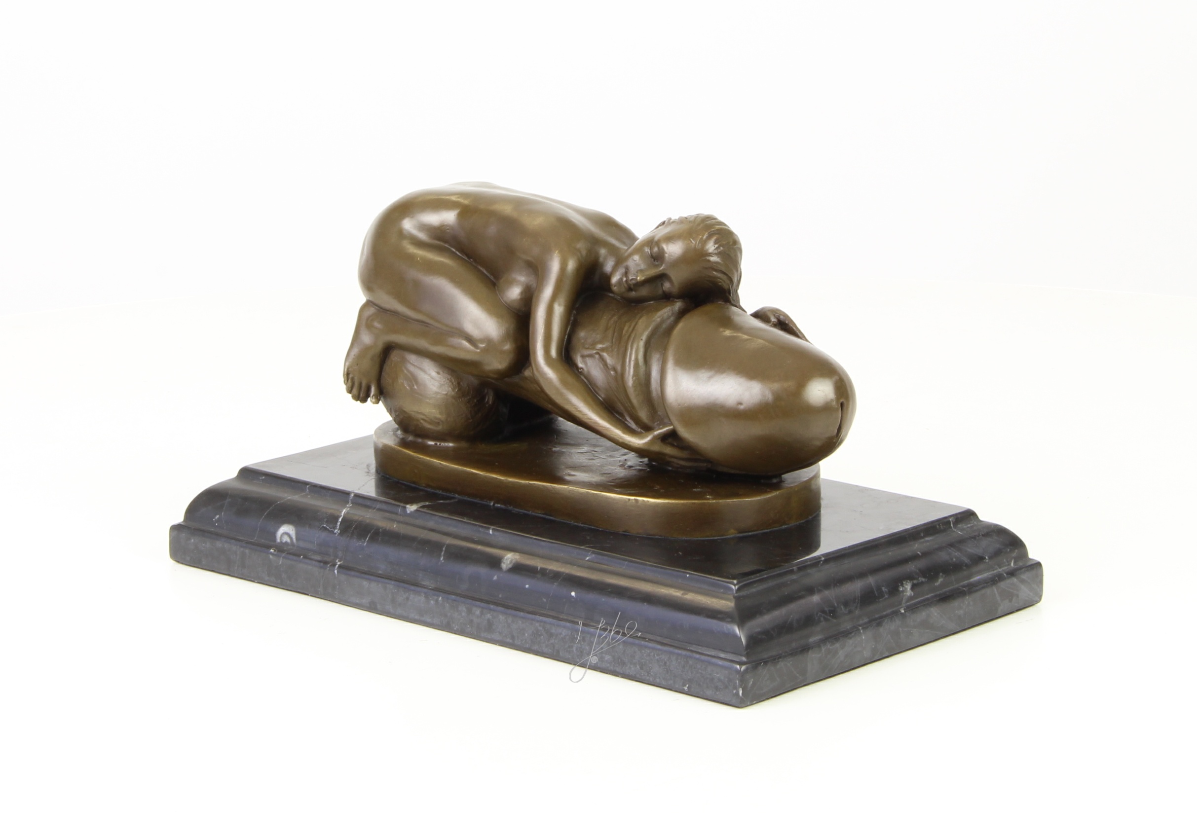 Exquisite Bronze Kunstskulptur Abstrakte Figur einer Frau 4