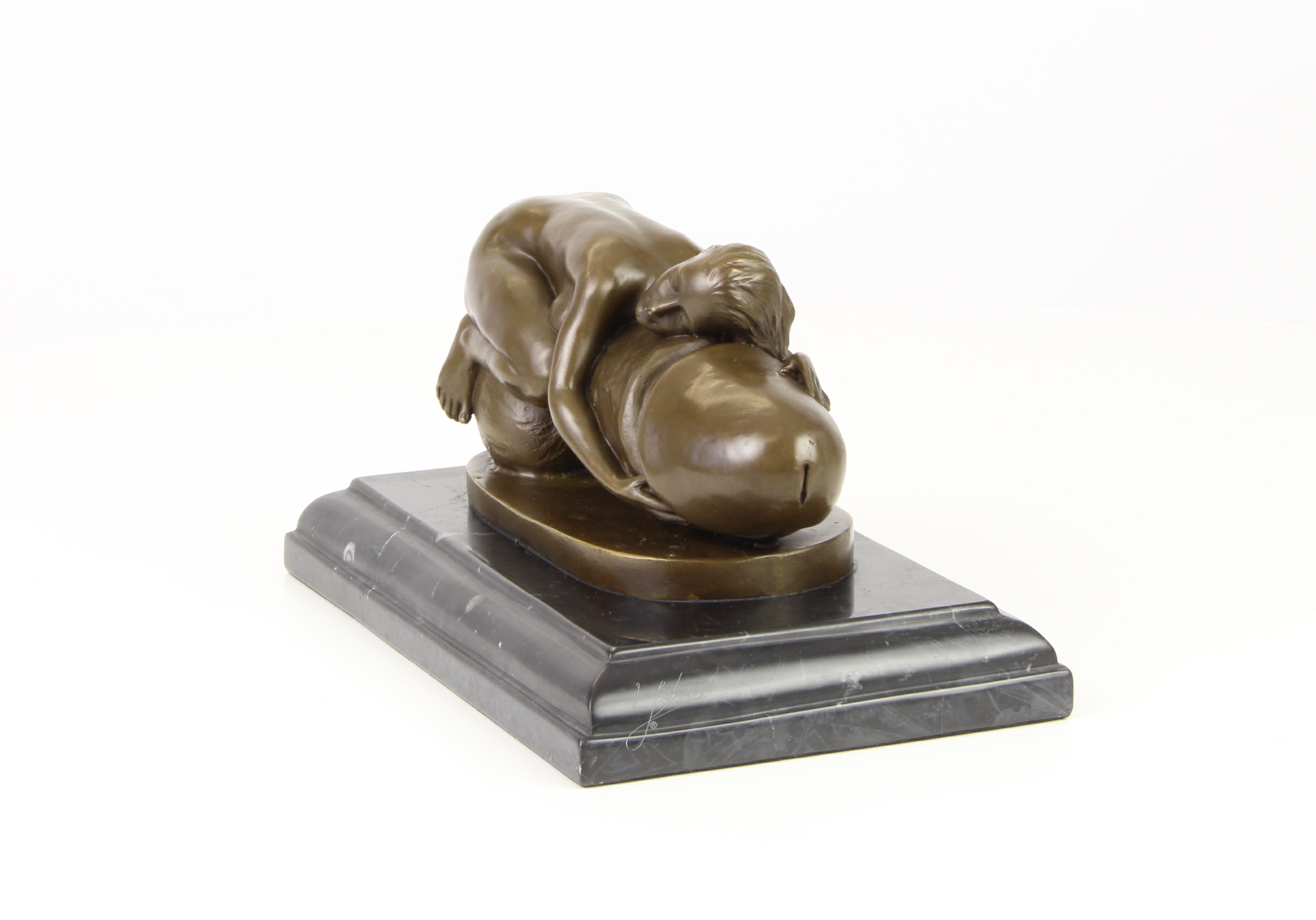 Exquisite Bronze Kunstskulptur Abstrakte Figur einer Frau 5