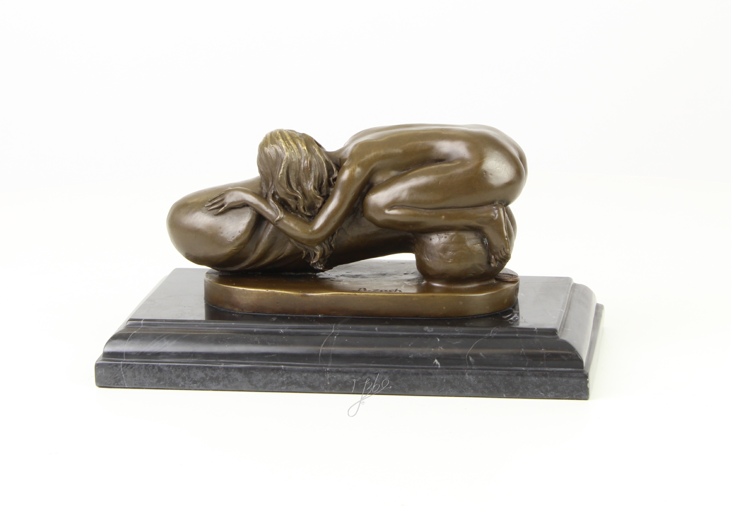 Exquisite Bronze Kunstskulptur Abstrakte Figur einer Frau 12