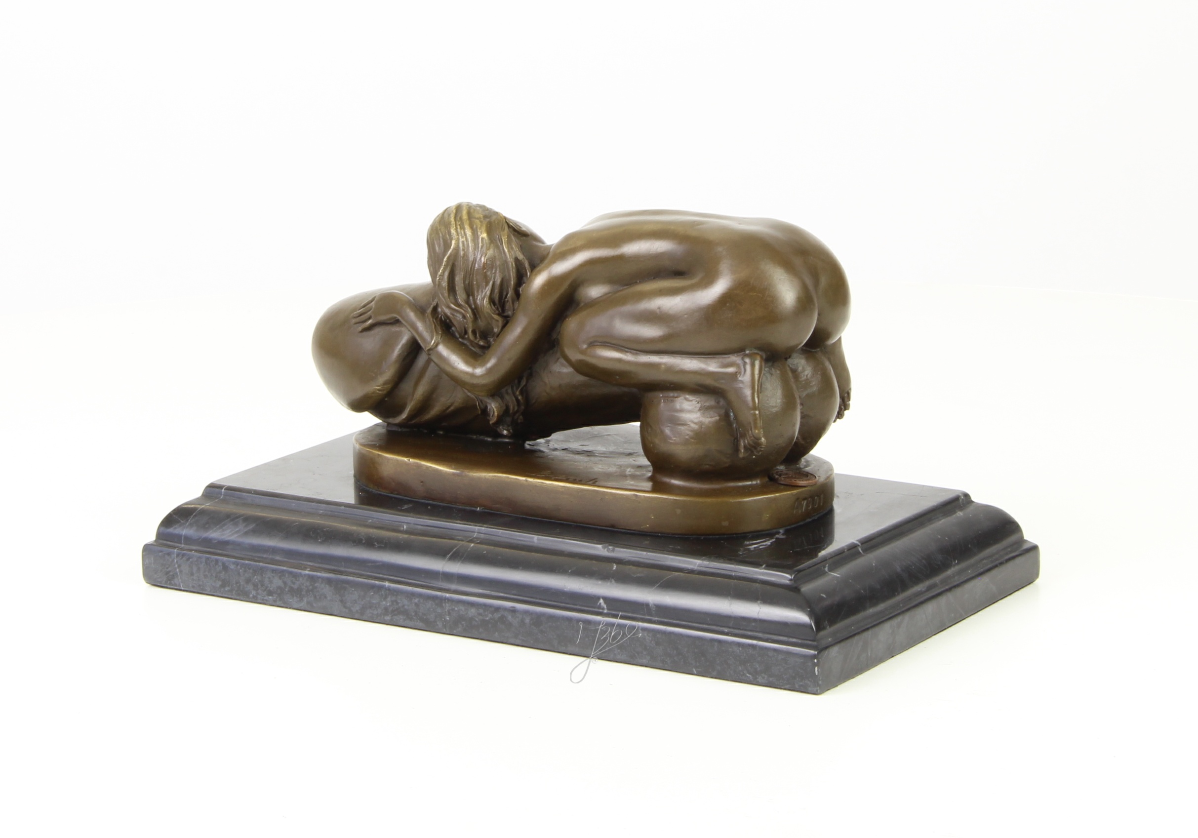 Exquisite Bronze Kunstskulptur Abstrakte Figur einer Frau 9