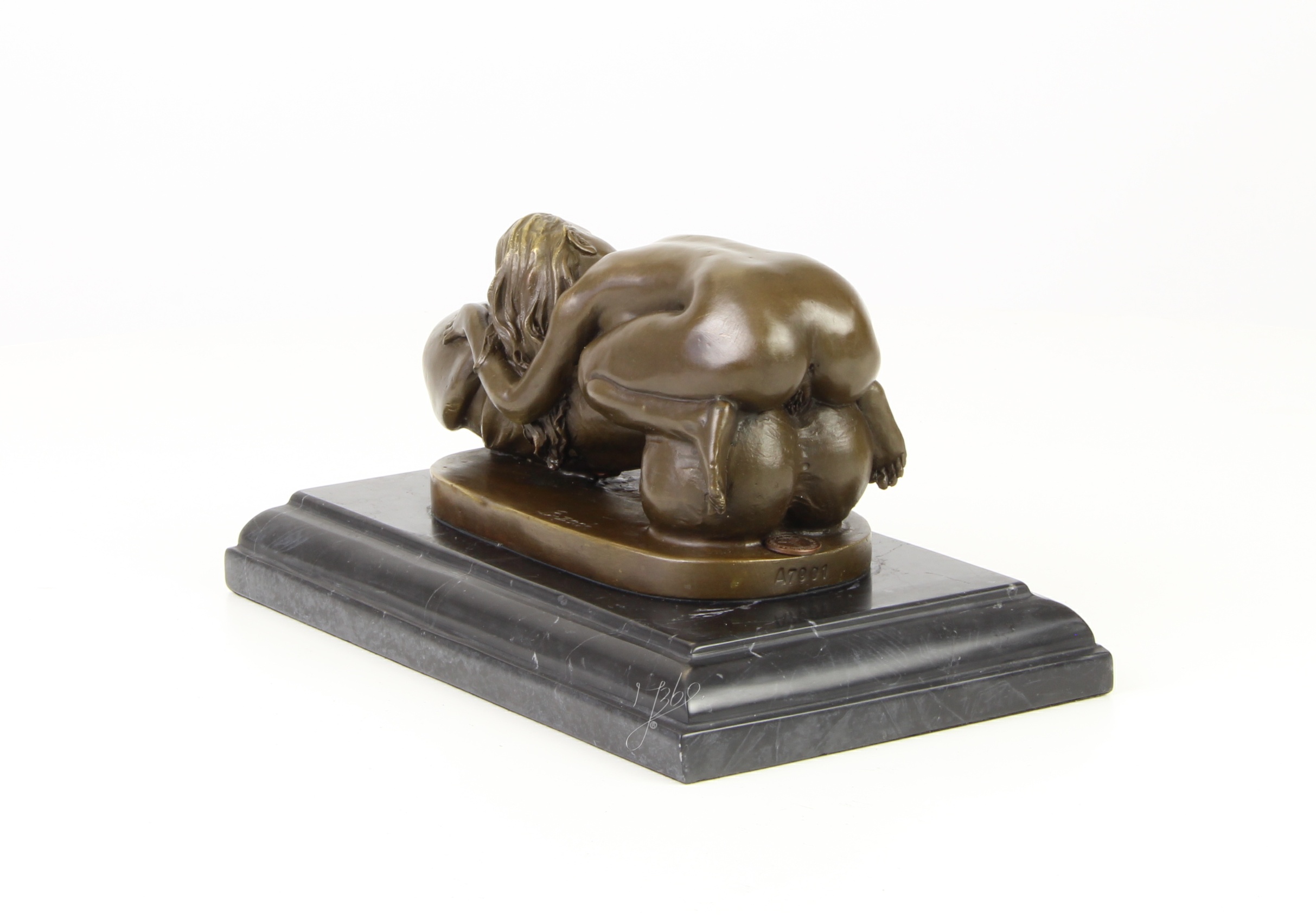 Exquisite Bronze Kunstskulptur Abstrakte Figur einer Frau 11