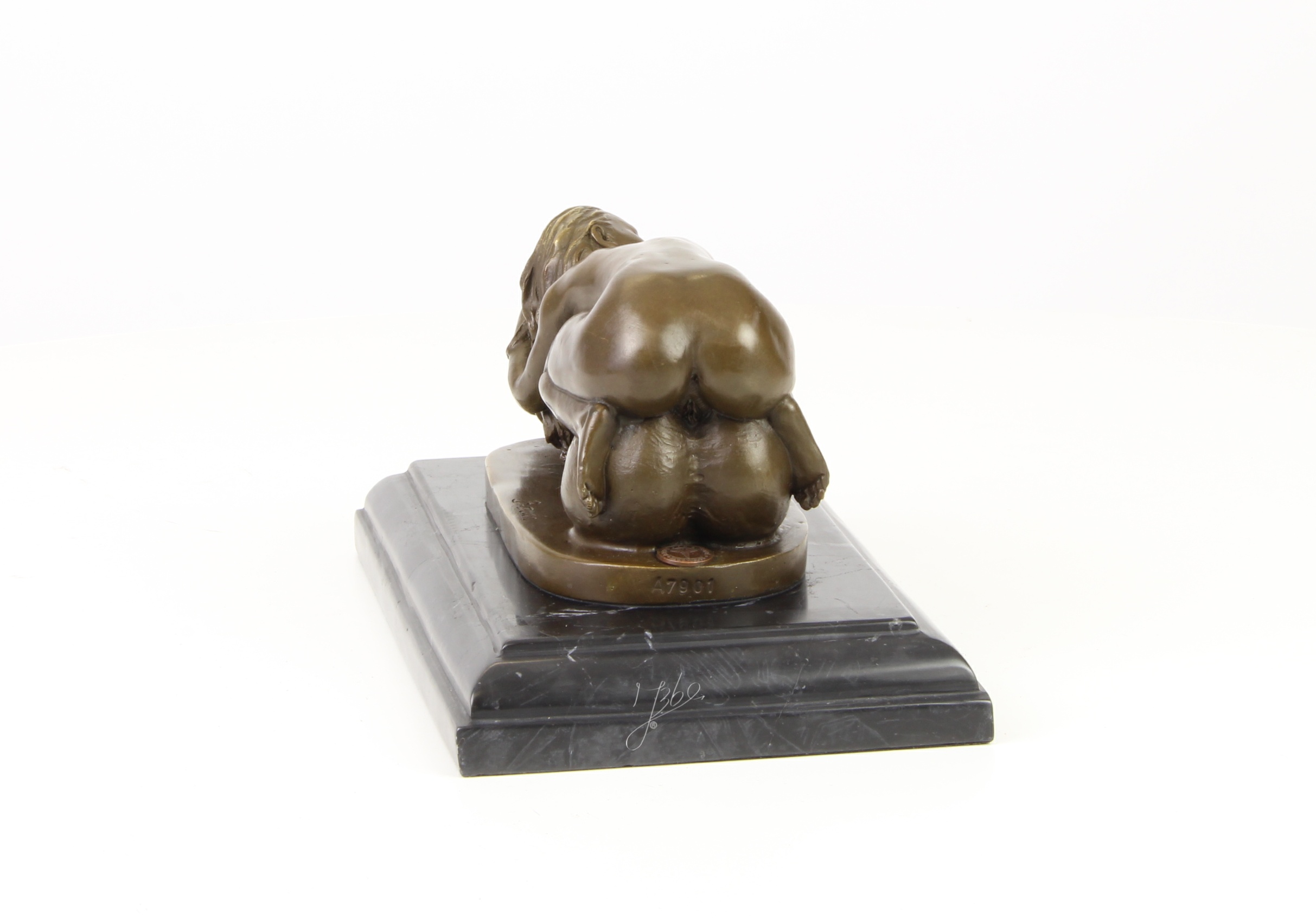 Exquisite Bronze Kunstskulptur Abstrakte Figur einer Frau 13