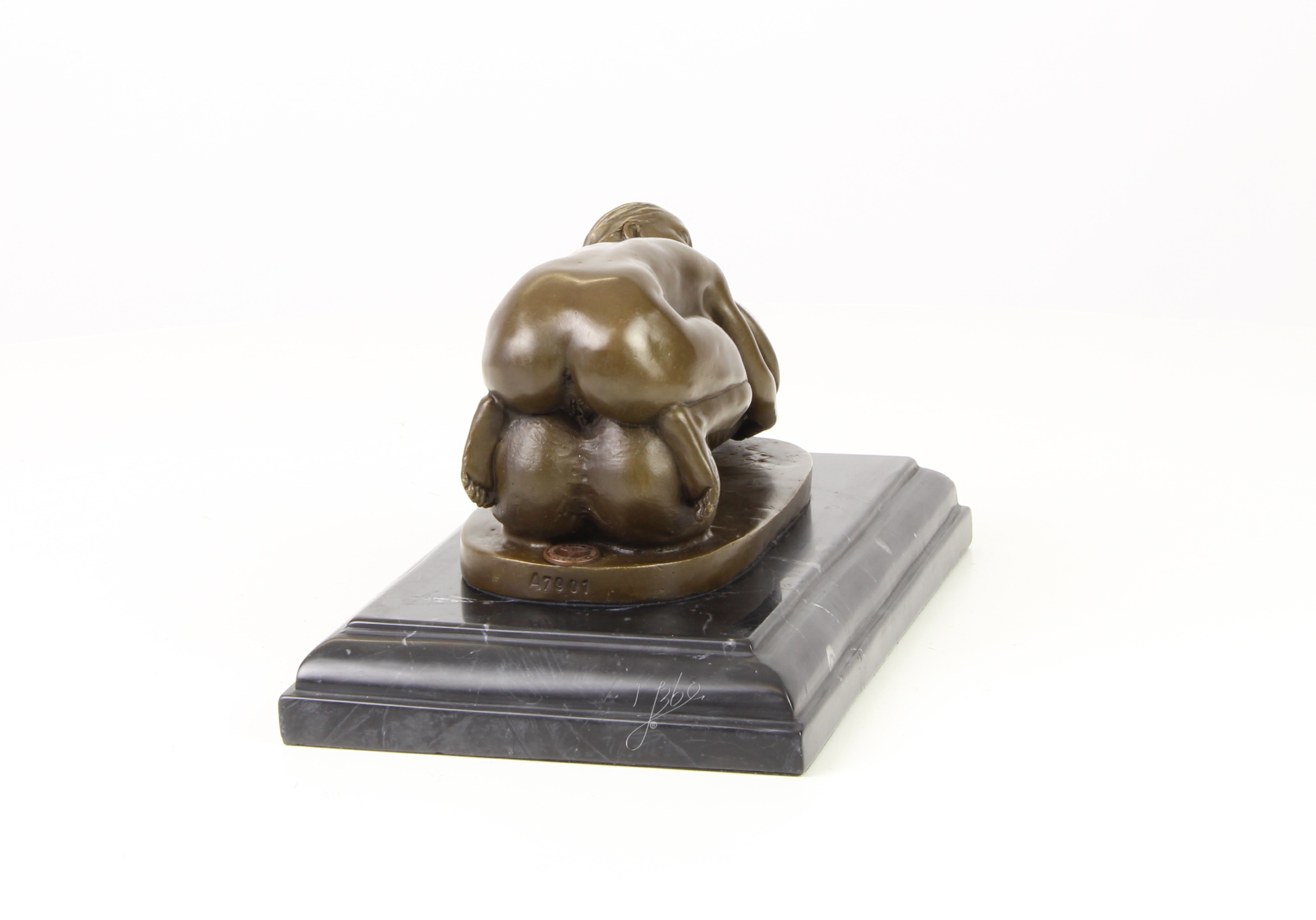 Exquisite Bronze Kunstskulptur Abstrakte Figur einer Frau 14