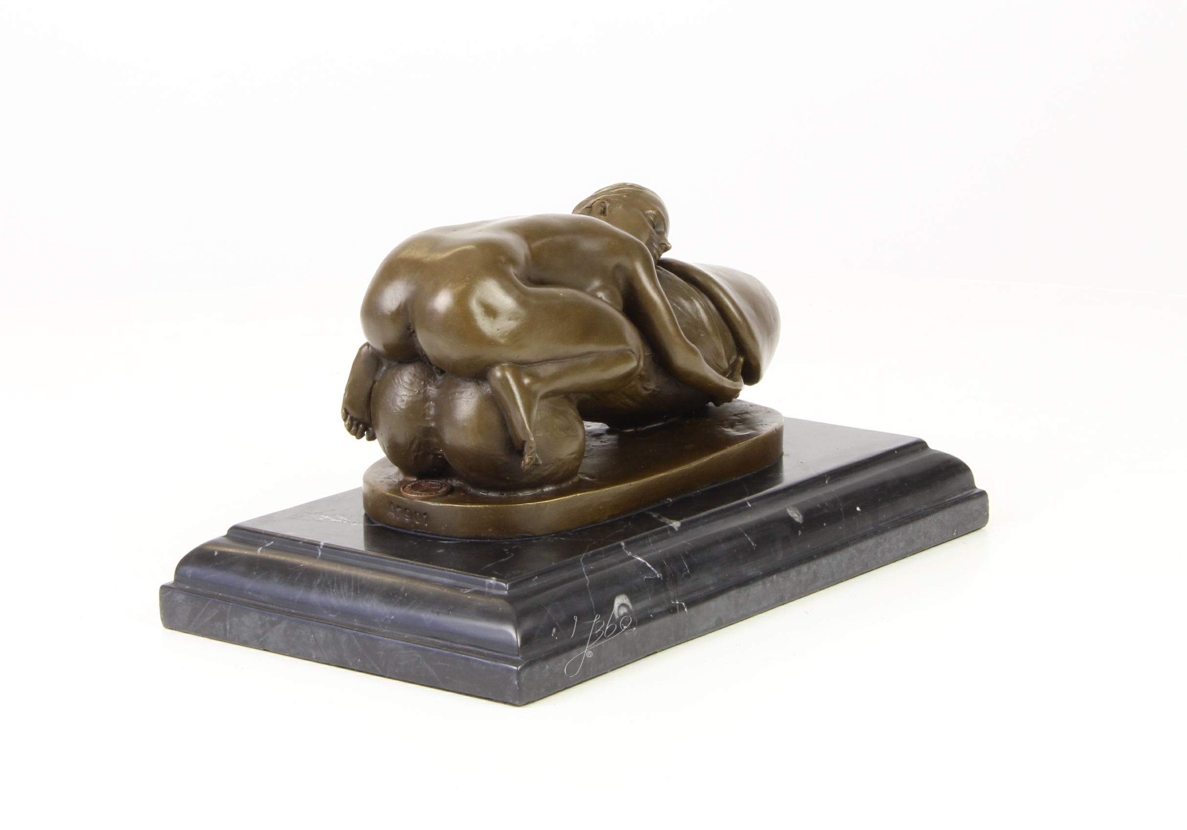 Exquisite Bronze Kunstskulptur Abstrakte Figur einer Frau 15