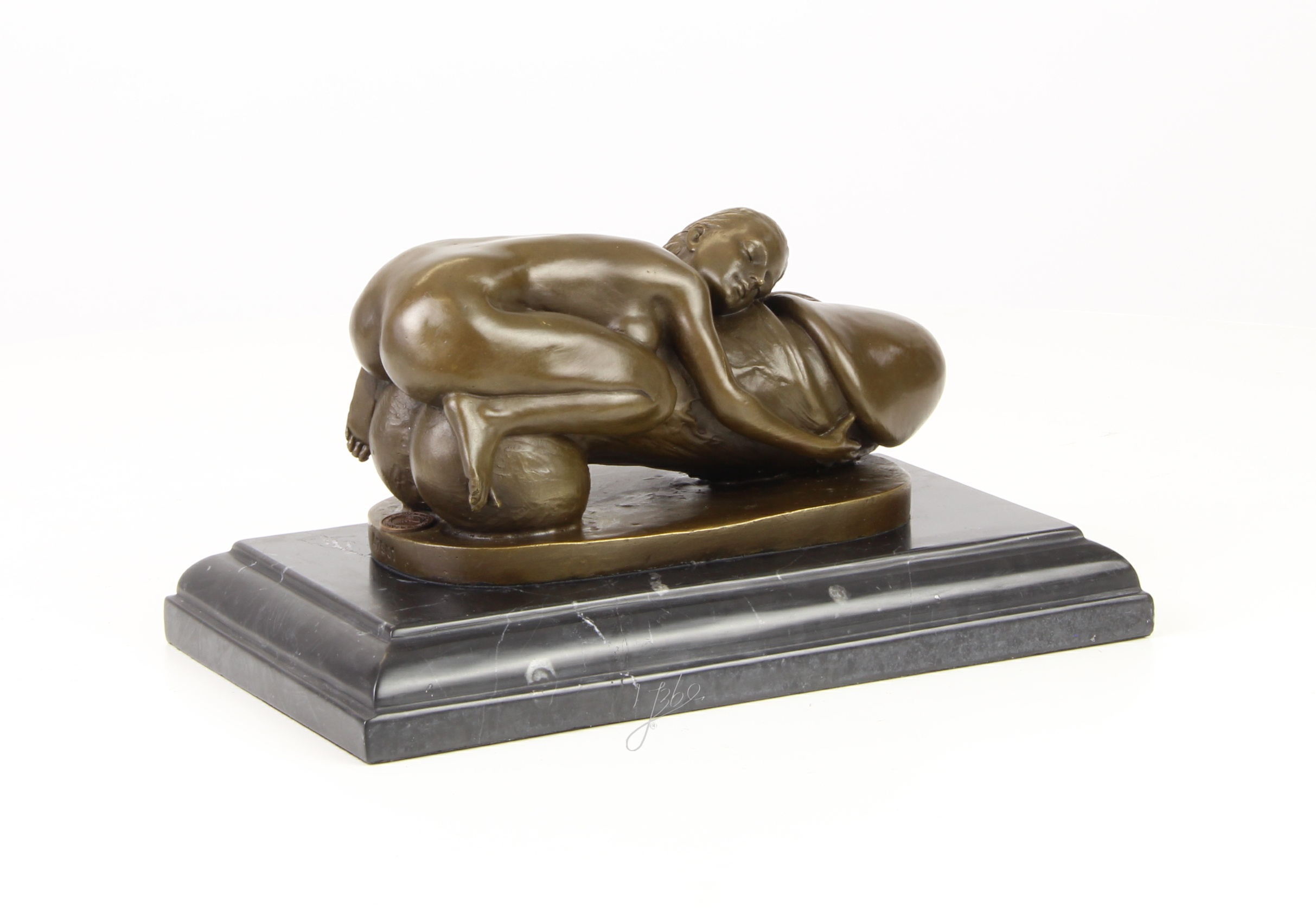 Exquisite Bronze Kunstskulptur Abstrakte Figur einer Frau 16