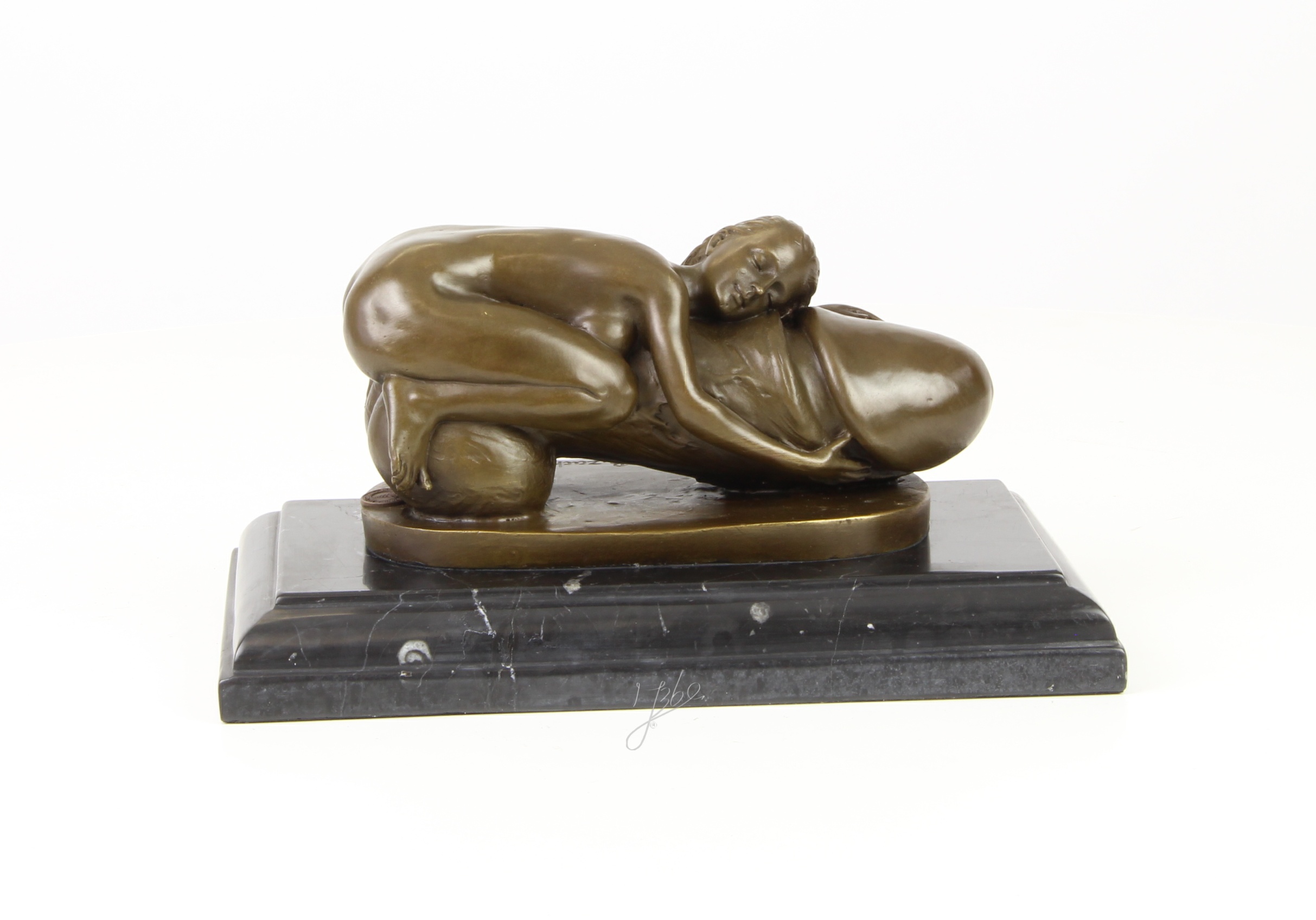 Exquisite Bronze Kunstskulptur Abstrakte Figur einer Frau 17