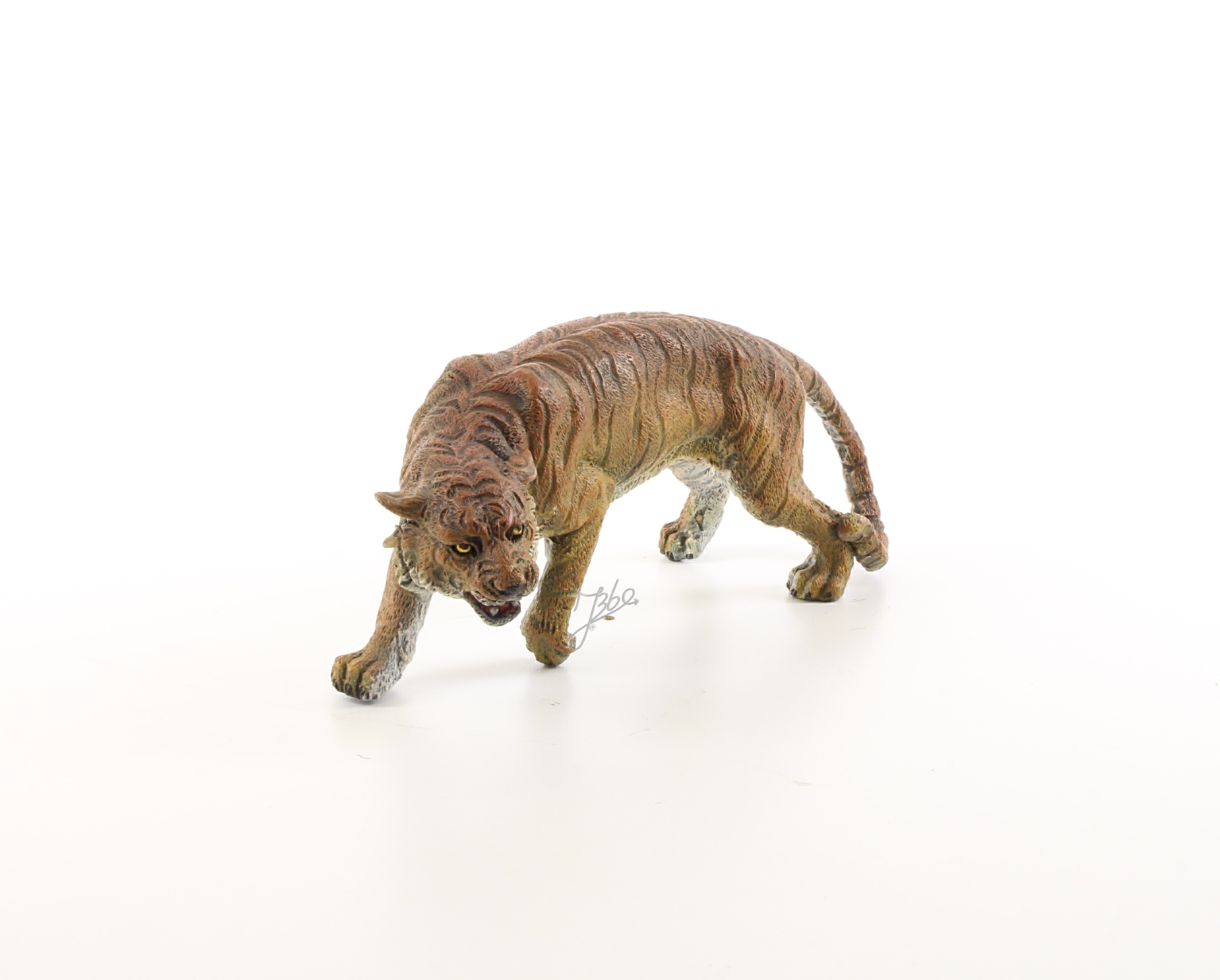 Exquisite Bronze Tiger Skulptur Detaillierte Bronzene Tigerfigur für Ihr Zuhause 3