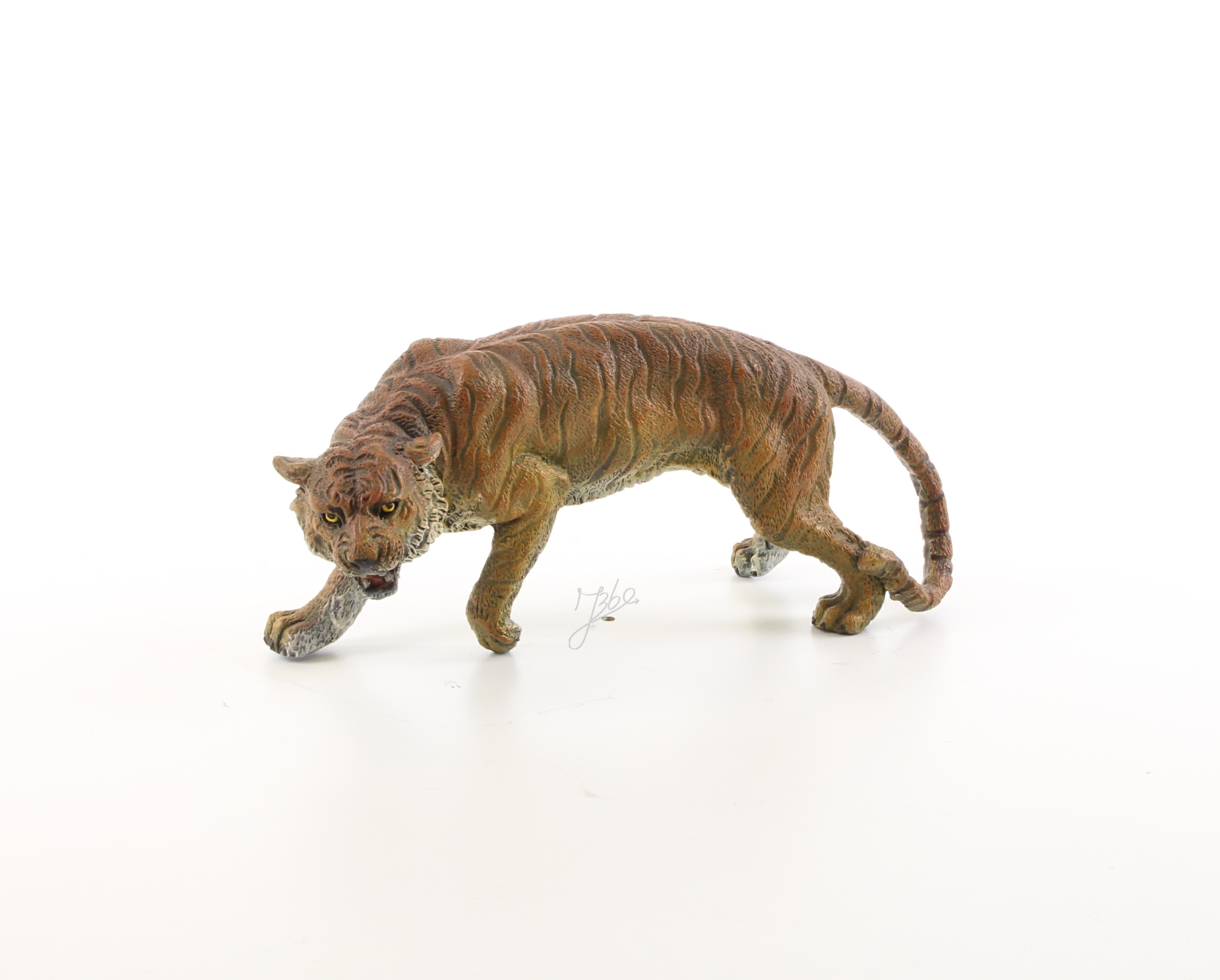 Exquisite Bronze Tiger Skulptur Detaillierte Bronzene Tigerfigur für Ihr Zuhause 4