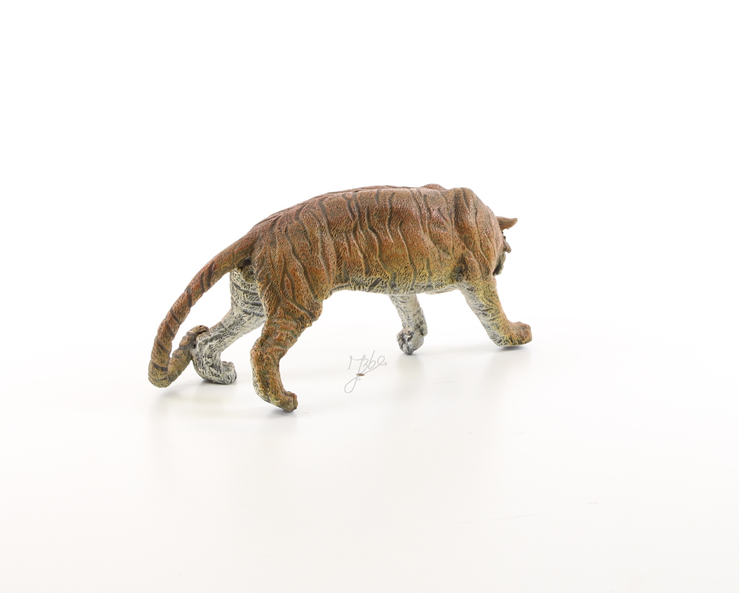 Exquisite Bronze Tiger Skulptur Detaillierte Bronzene Tigerfigur für Ihr Zuhause 10