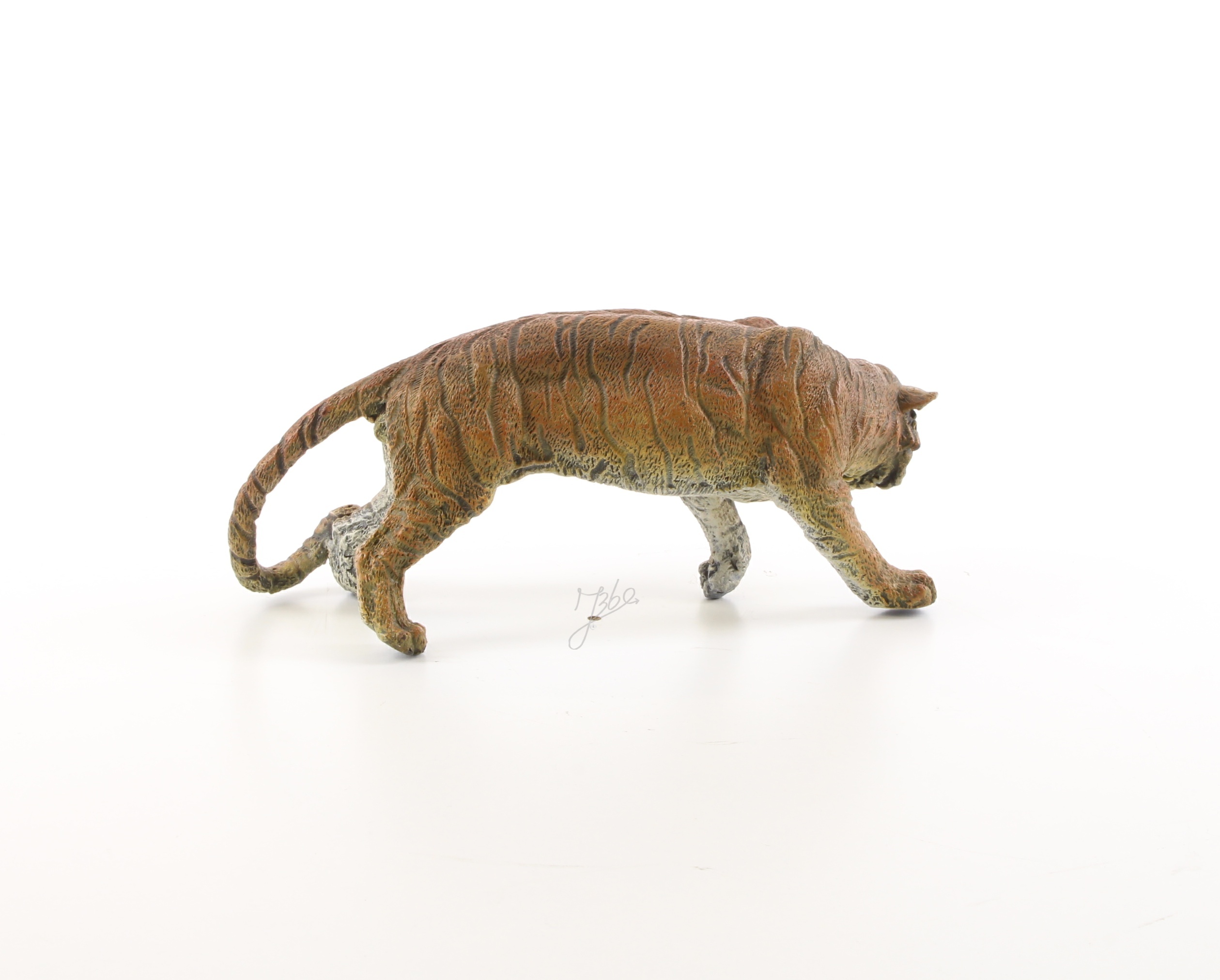 Exquisite Bronze Tiger Skulptur Detaillierte Bronzene Tigerfigur für Ihr Zuhause 11