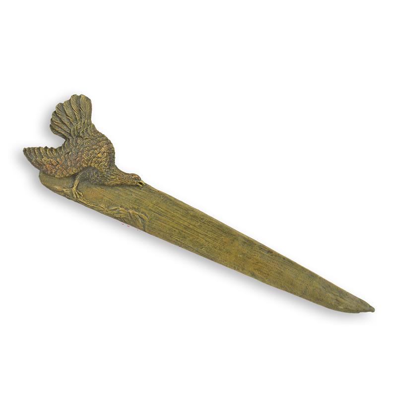 Kunstvoller Bronze Brieföffner mit majestätischem Adlerdesign 2