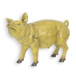 Realistische Bronze Schweinefigur  Exquisite Schweinskulptur für Sammler