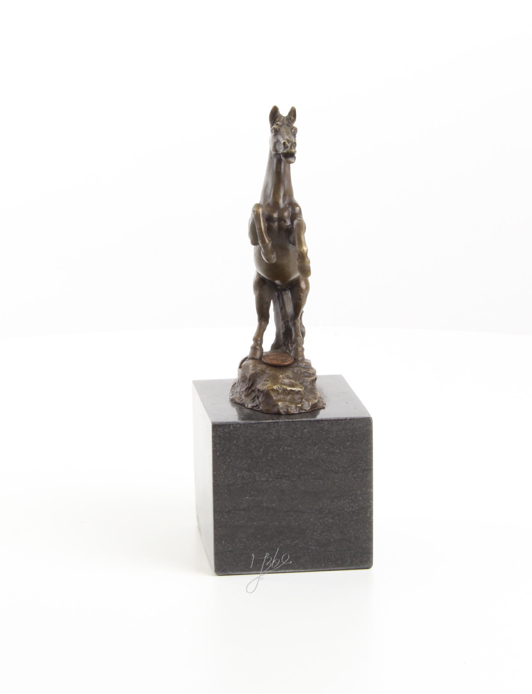 Exquisite Bronze Pferdestatue Detaillierte Skulptur eines Aufsteigenden Pferdes 5