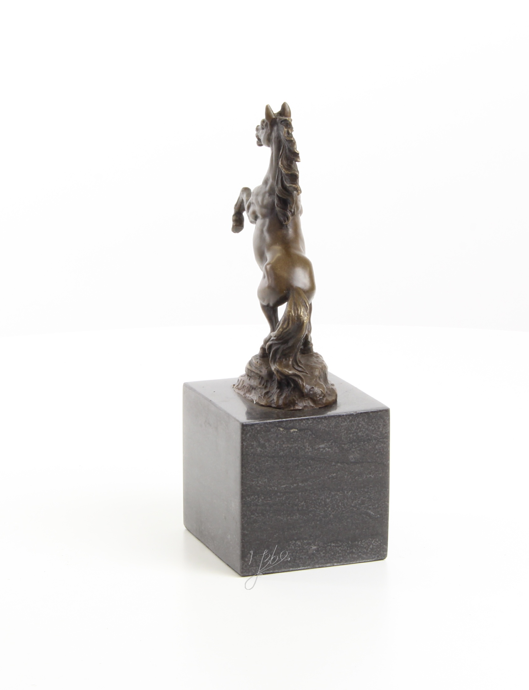 Exquisite Bronze Pferdestatue Detaillierte Skulptur eines Aufsteigenden Pferdes 13
