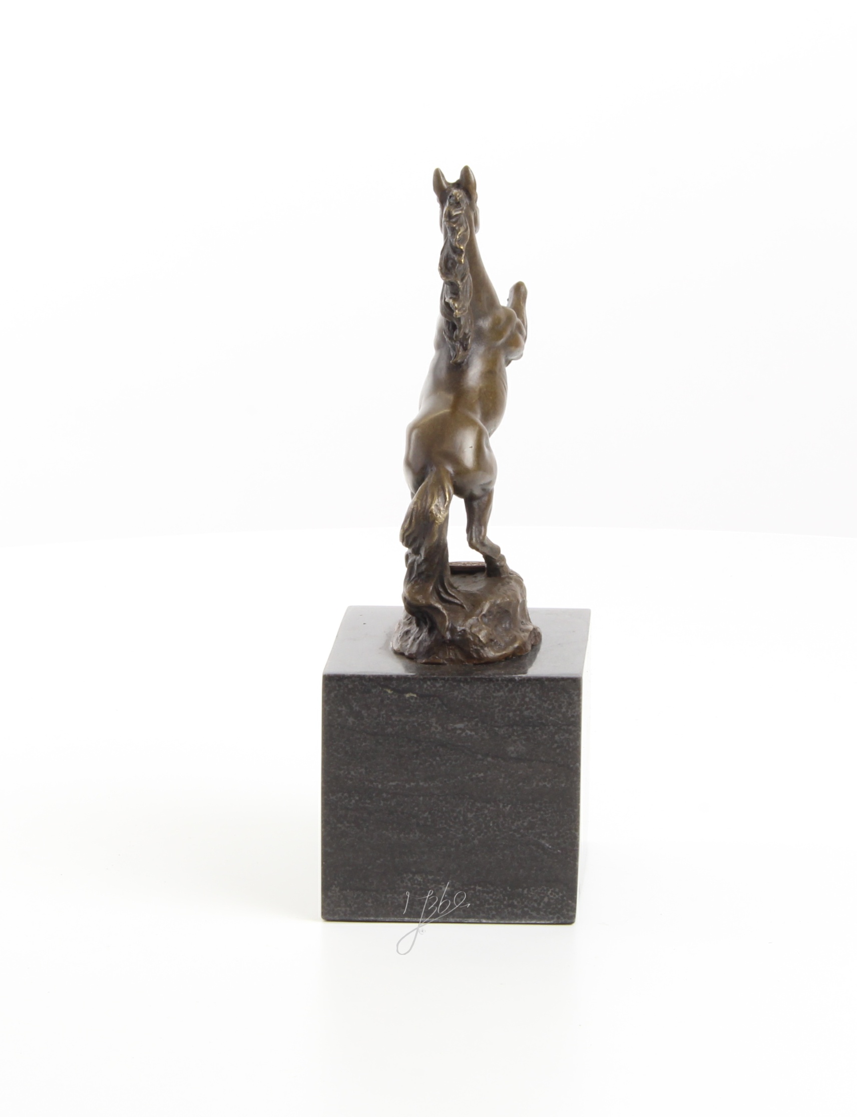 Exquisite Bronze Pferdestatue Detaillierte Skulptur eines Aufsteigenden Pferdes 15