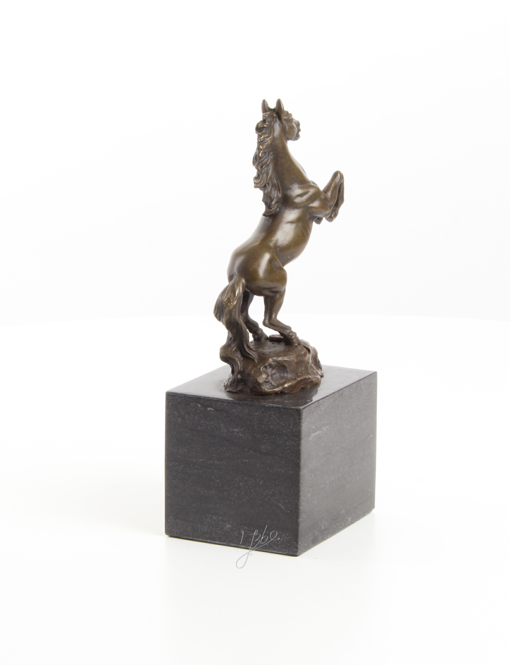 Exquisite Bronze Pferdestatue Detaillierte Skulptur eines Aufsteigenden Pferdes 14