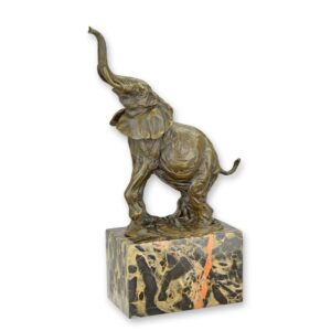 Elegante Bronze Elefantenskulptur Dekorative Kunst für Ihr Zuhause