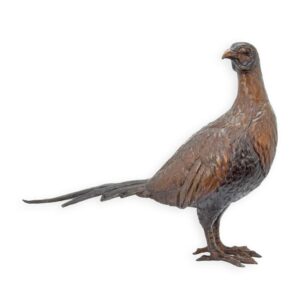 Exquisite Bronze Vogel Skulptur Detaillierte Fasan Kunst für Ihr Zuhause