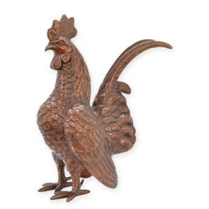 Exquisite Bronze Hahn Skulptur Detaillierte Meisterkunst für Ihr Zuhause